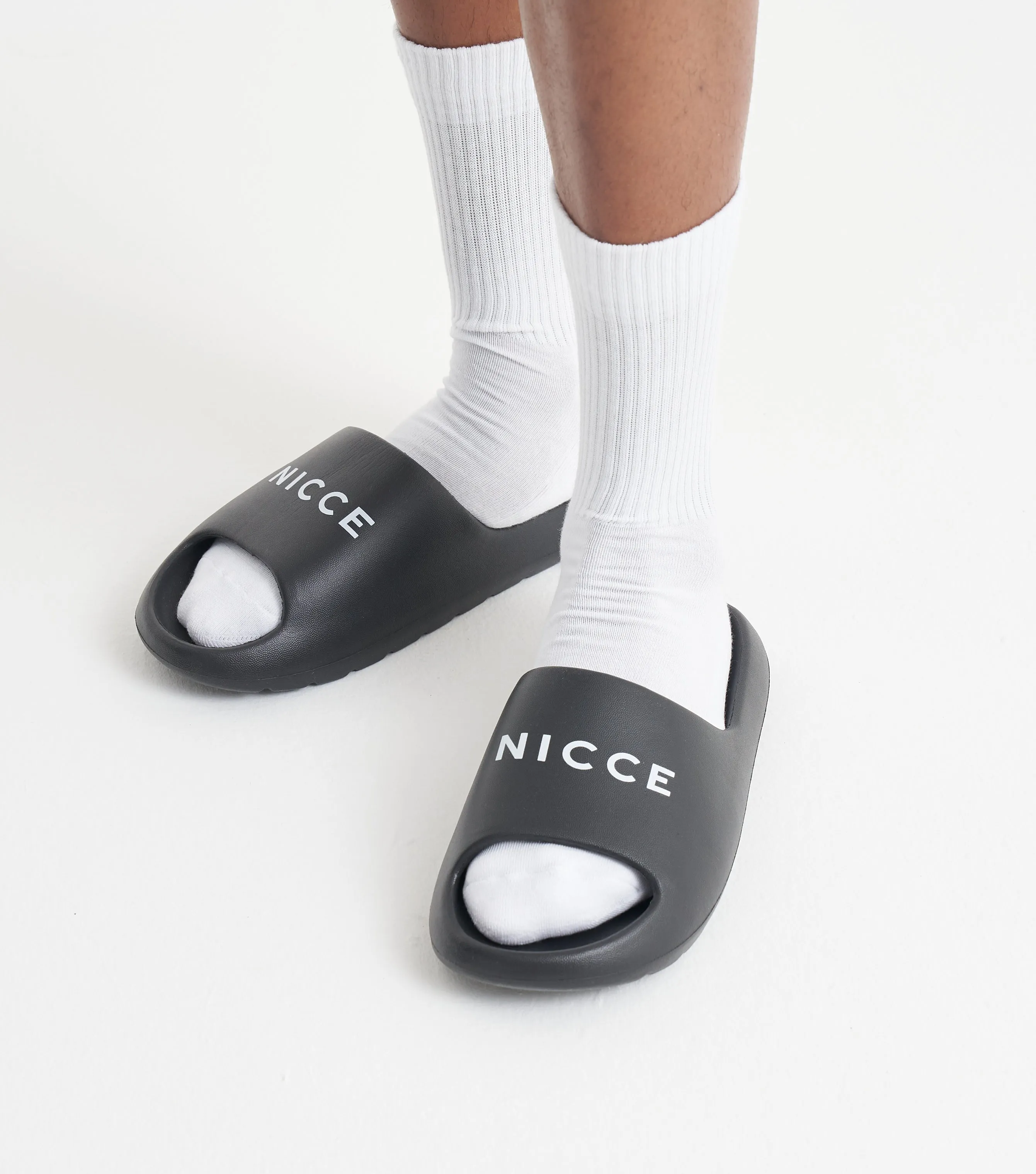 NICCE Mens Rephia Sliders | Black sold by Nicce product image thumbnail 2