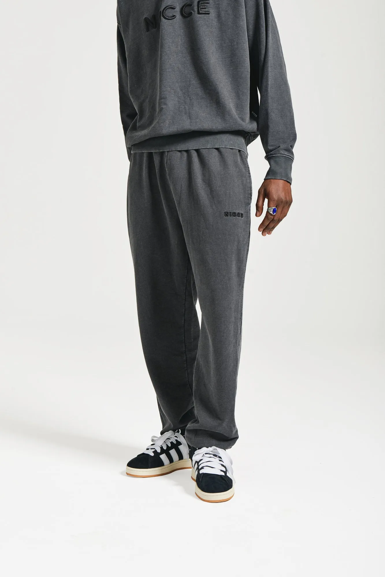 NICCE Mens Mercury Oversized Joggers | Black sold by Nicce product image thumbnail 2
