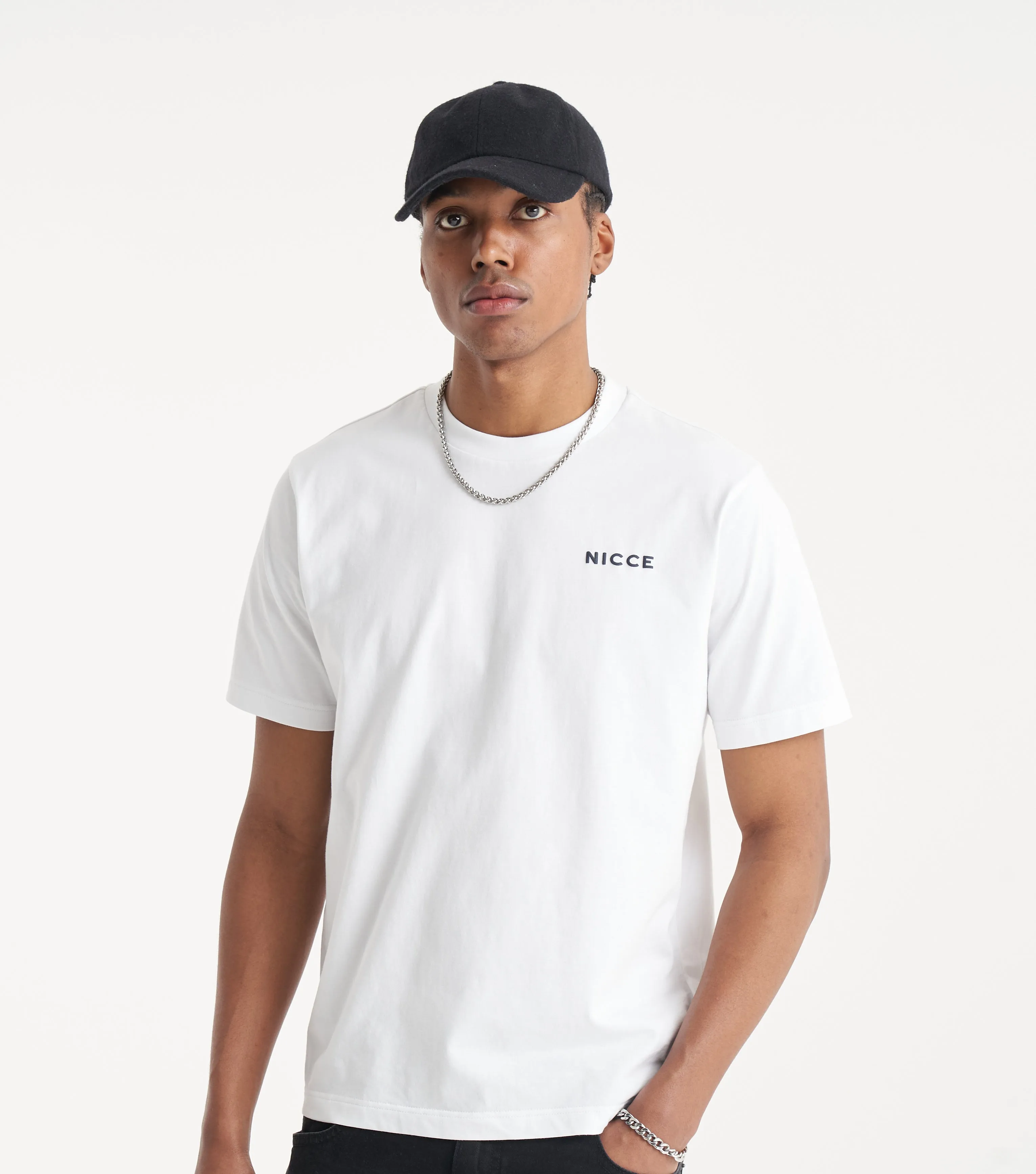 NICCE Mens Venture T-Shirt | White sold by Nicce product image thumbnail 5