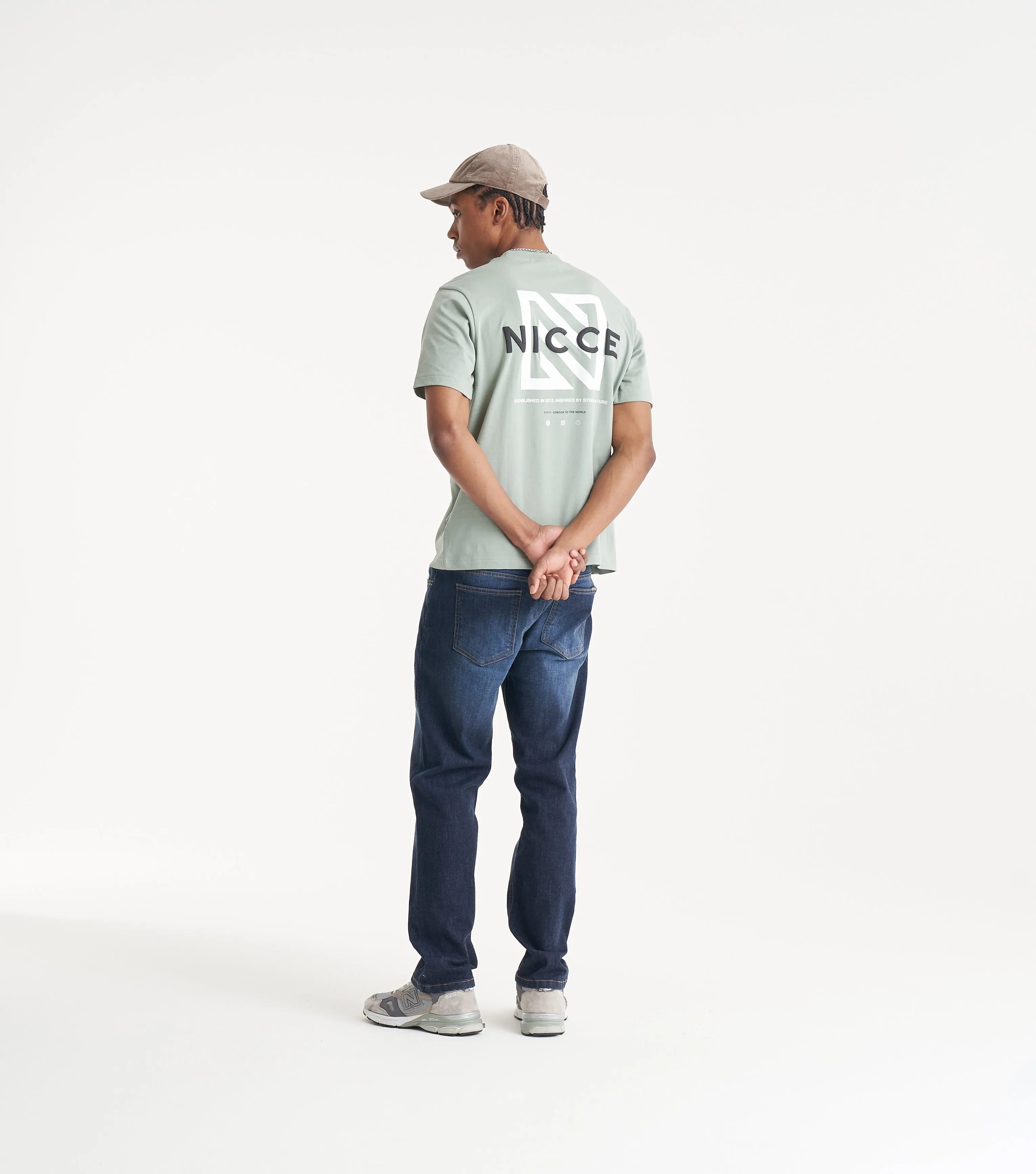 NICCE Mens Venture T-Shirt | Sage sold by Nicce product image thumbnail 3