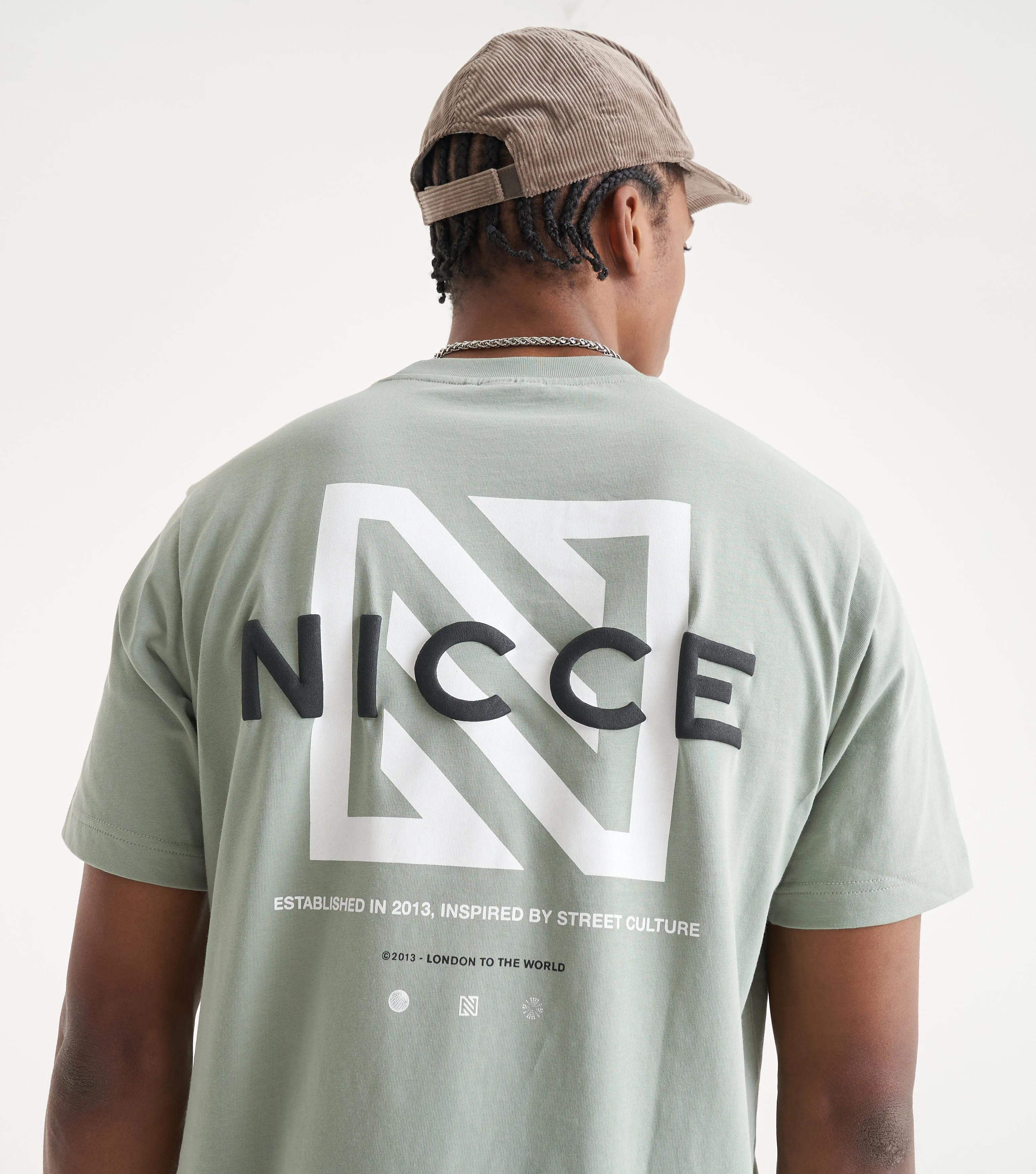 NICCE Mens Venture T-Shirt | Sage sold by Nicce product image thumbnail 5