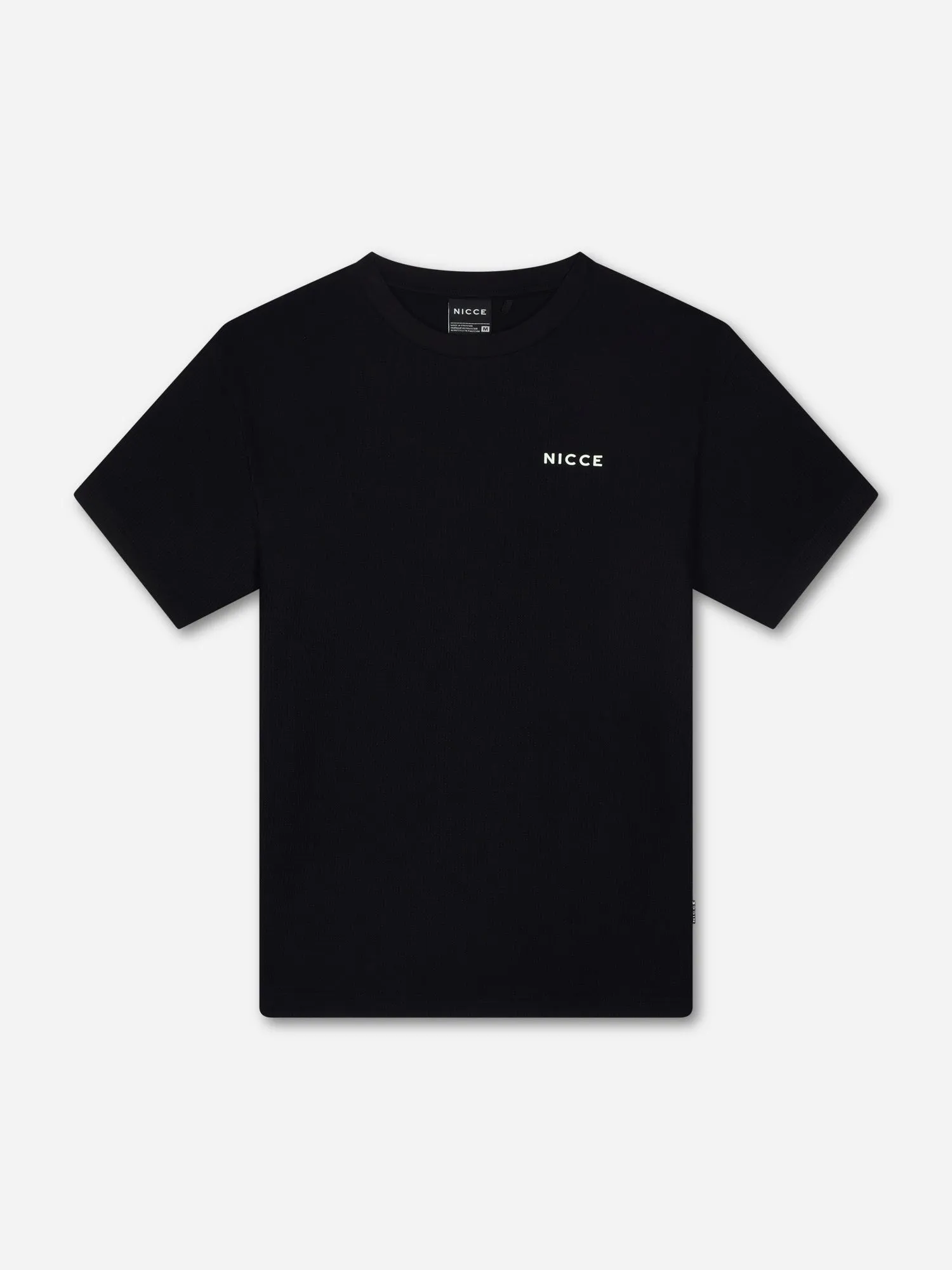 NICCE Mens Waffle T-Shirt | Black sold by Nicce product image thumbnail 5