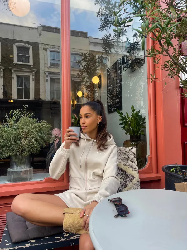 NICCE Womens Ersa Jog Shorts | Sandshell sold by Nicce