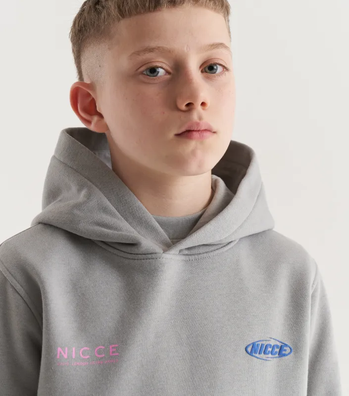 NICCE Juniors Tag Hoodie | Grey sold by Nicce