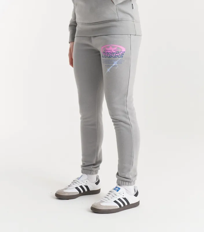 NICCE Juniors Tag Joggers | Circular Grey sold by Nicce