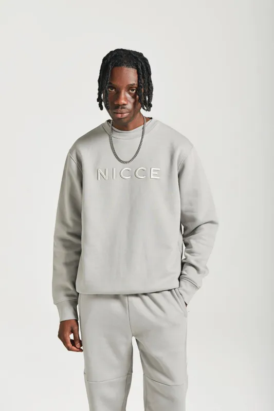 NICCE Mens Mercury Sweatshirt | Circular Grey sold by Nicce