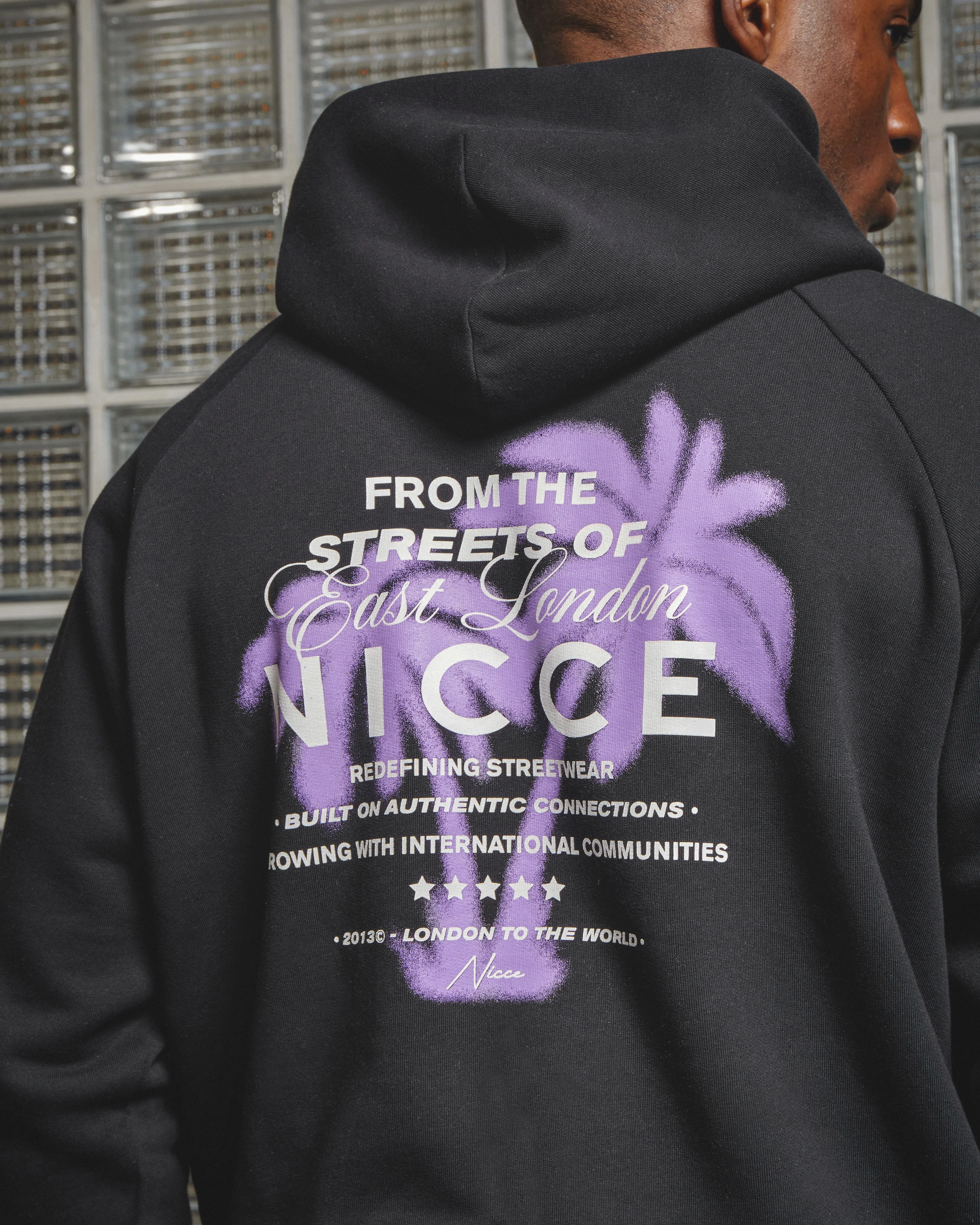 NICCE Mens Fiesta Hoodie | Black sold by Nicce product image thumbnail 3