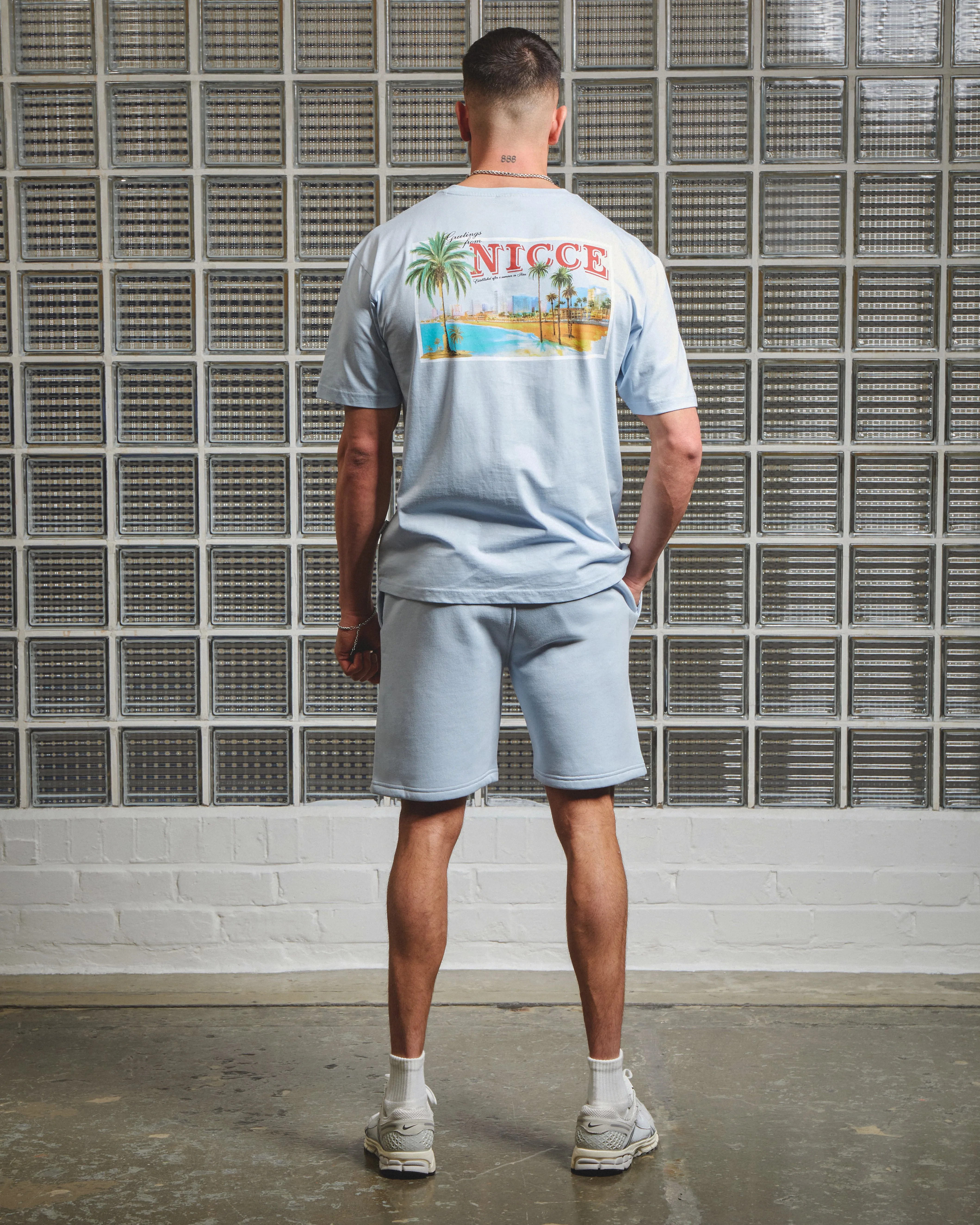 NICCE Mens Sojourn T-Shirt | Skyway Blue sold by Nicce product image thumbnail 5