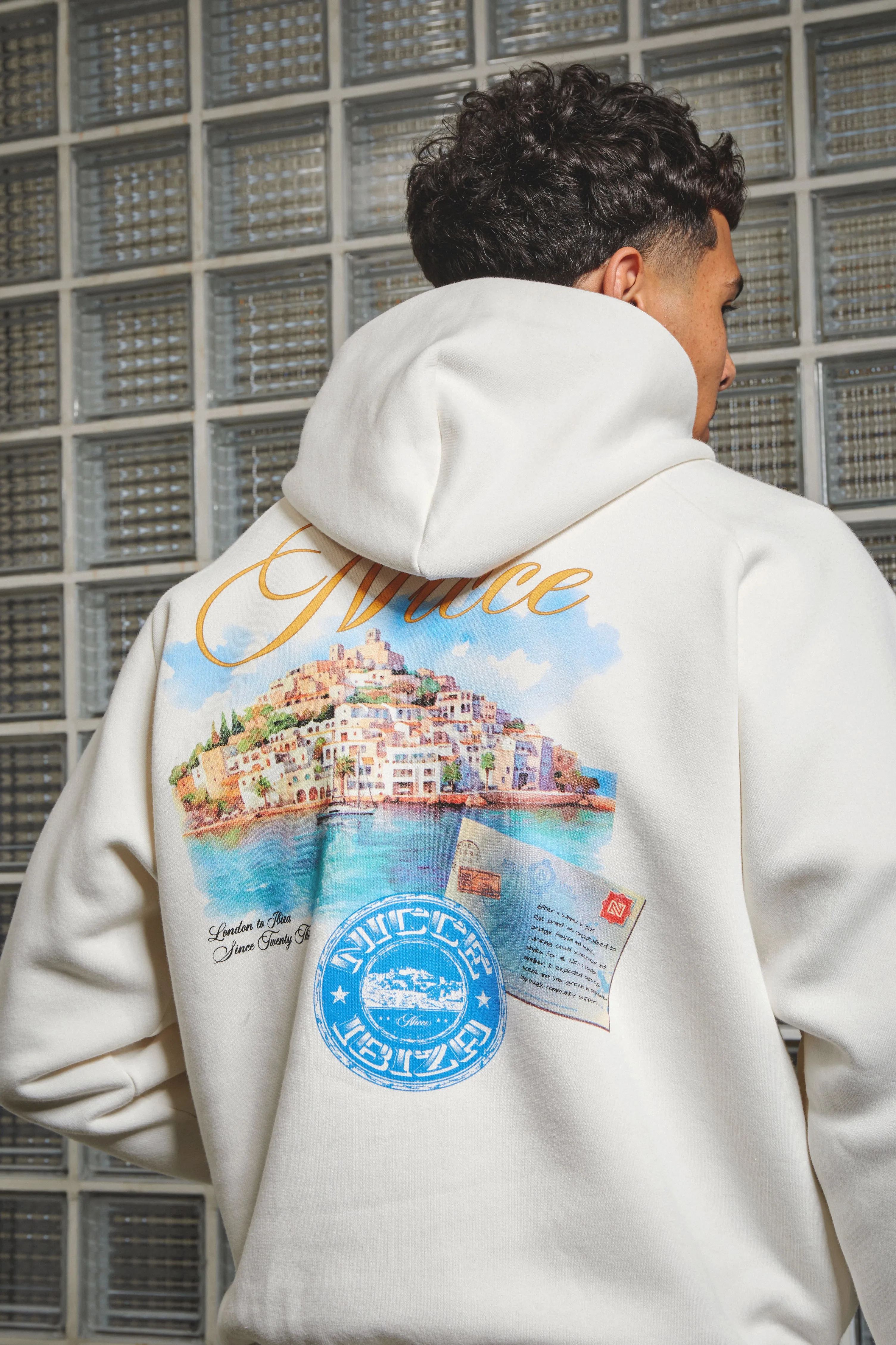 NICCE Mens Riviera Hoodie | Snow White sold by Nicce product image thumbnail 2