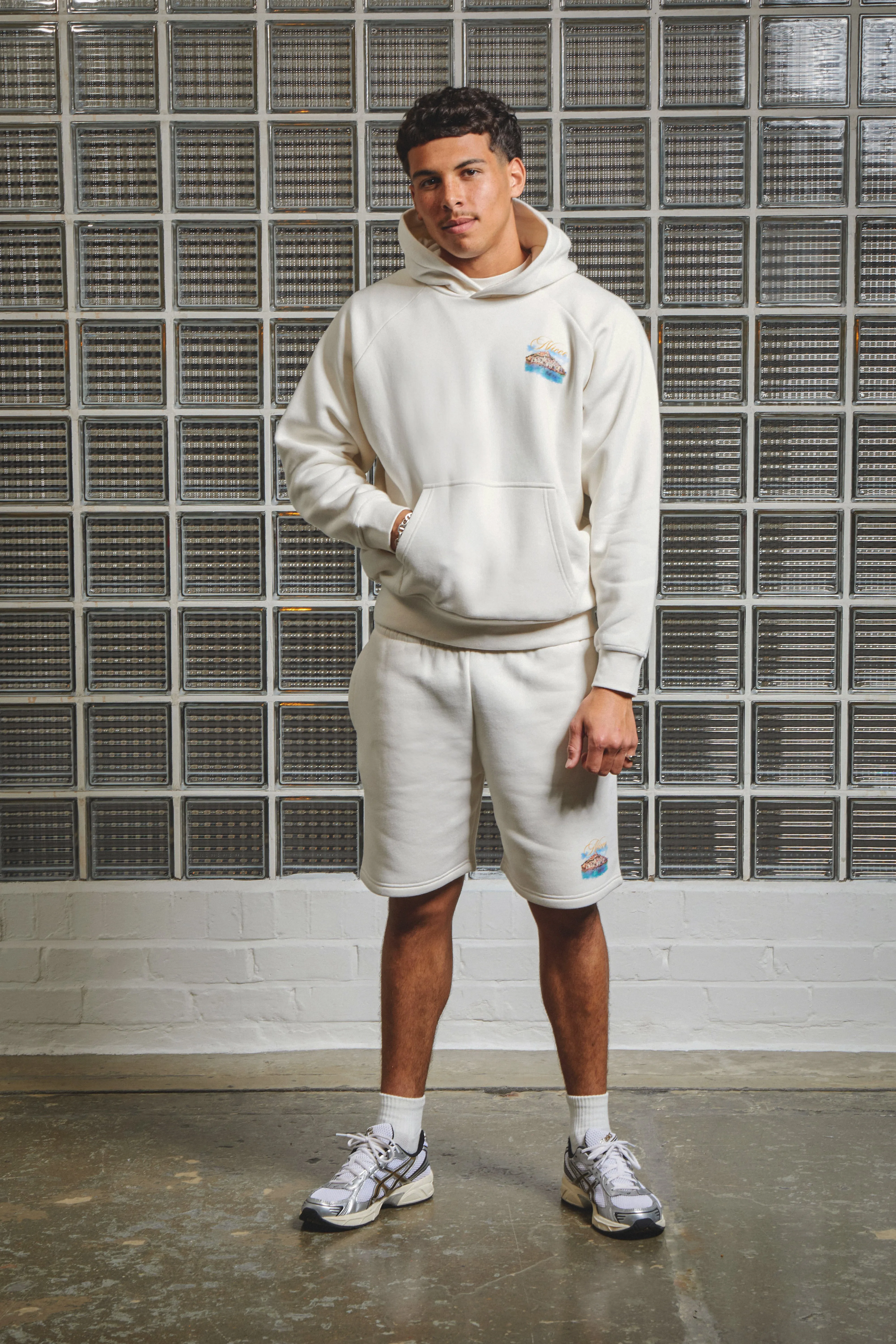 NICCE Mens Riviera Hoodie | Snow White sold by Nicce