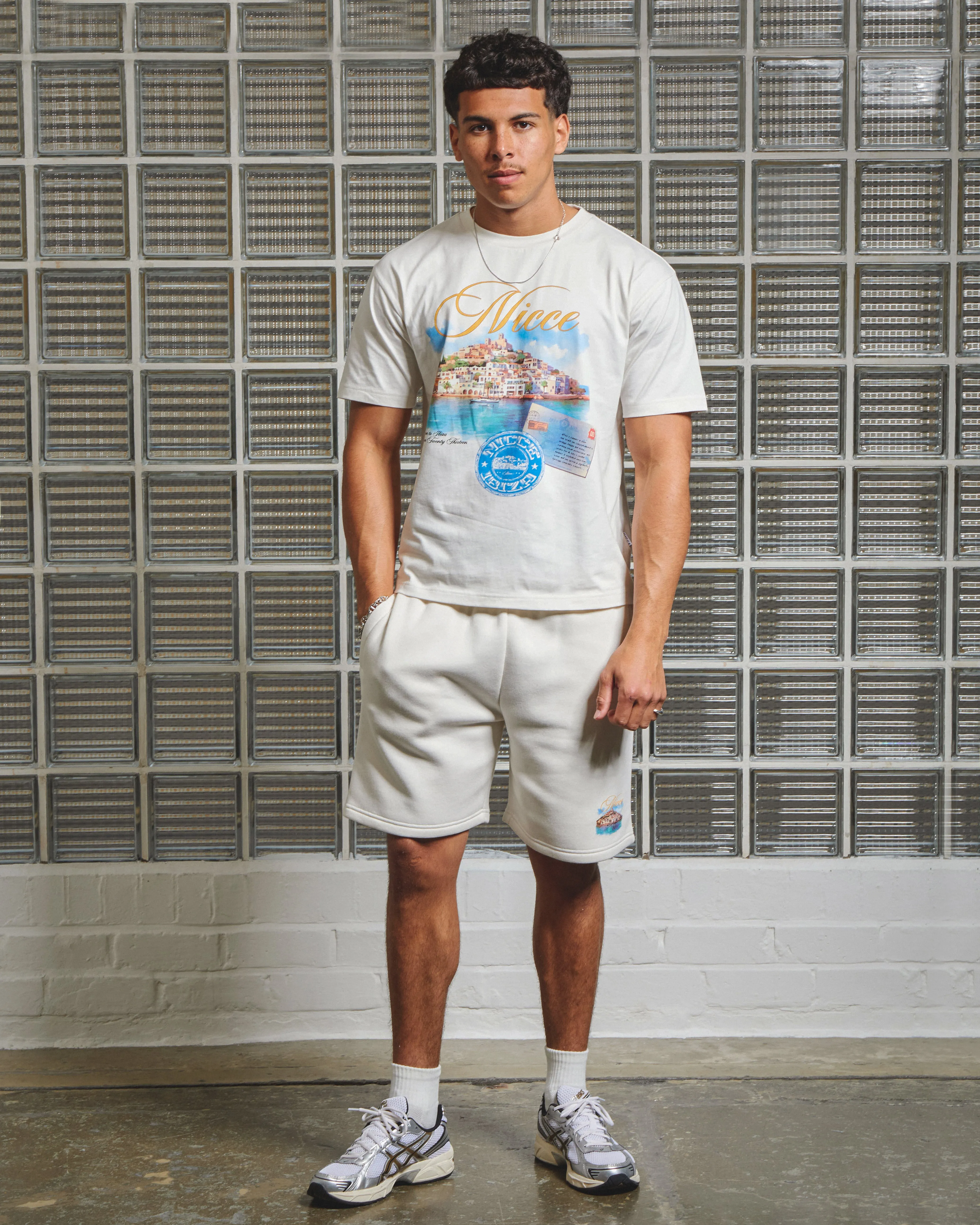 NICCE Mens Riviera T-Shirt | Snow White sold by Nicce