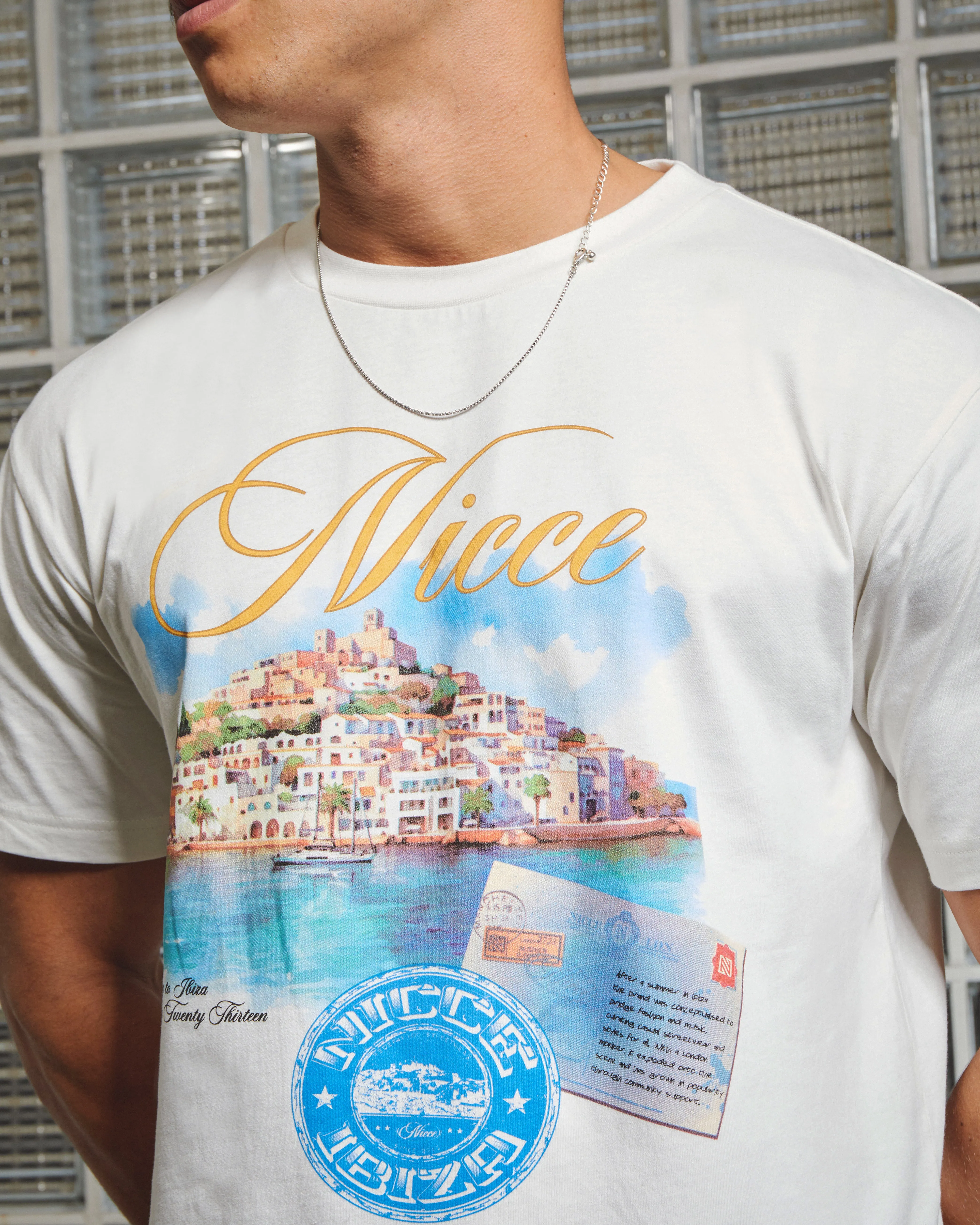 NICCE Mens Riviera T-Shirt | Snow White sold by Nicce product image thumbnail 2