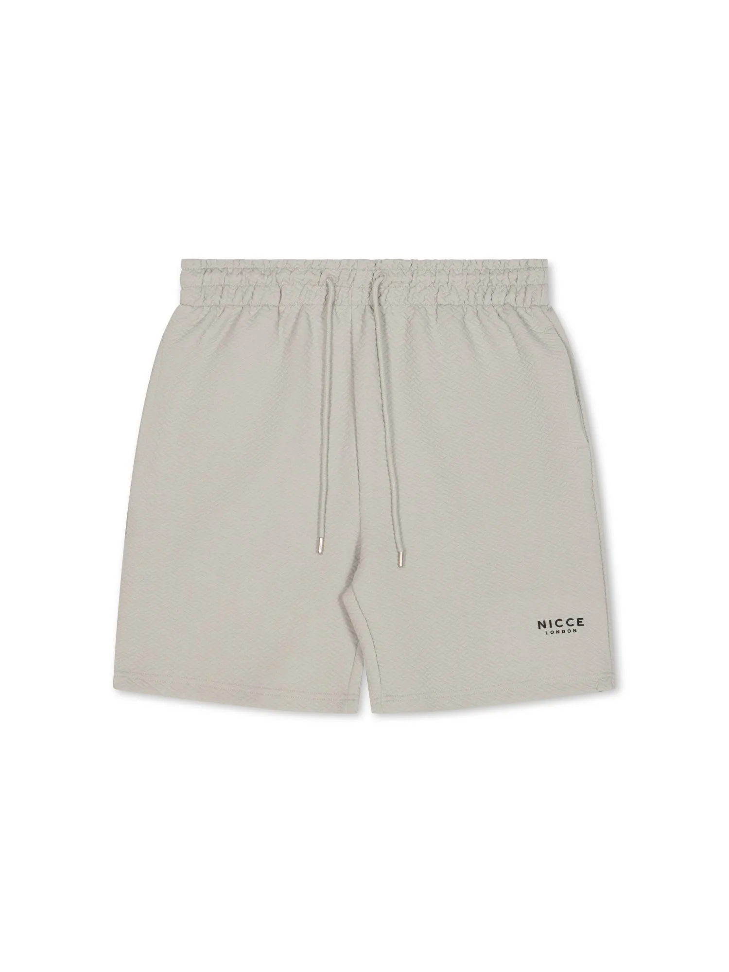 NICCE Mens Norrow T-Shirt & Short Set | Chalk Grey sold by Nicce product image thumbnail 5