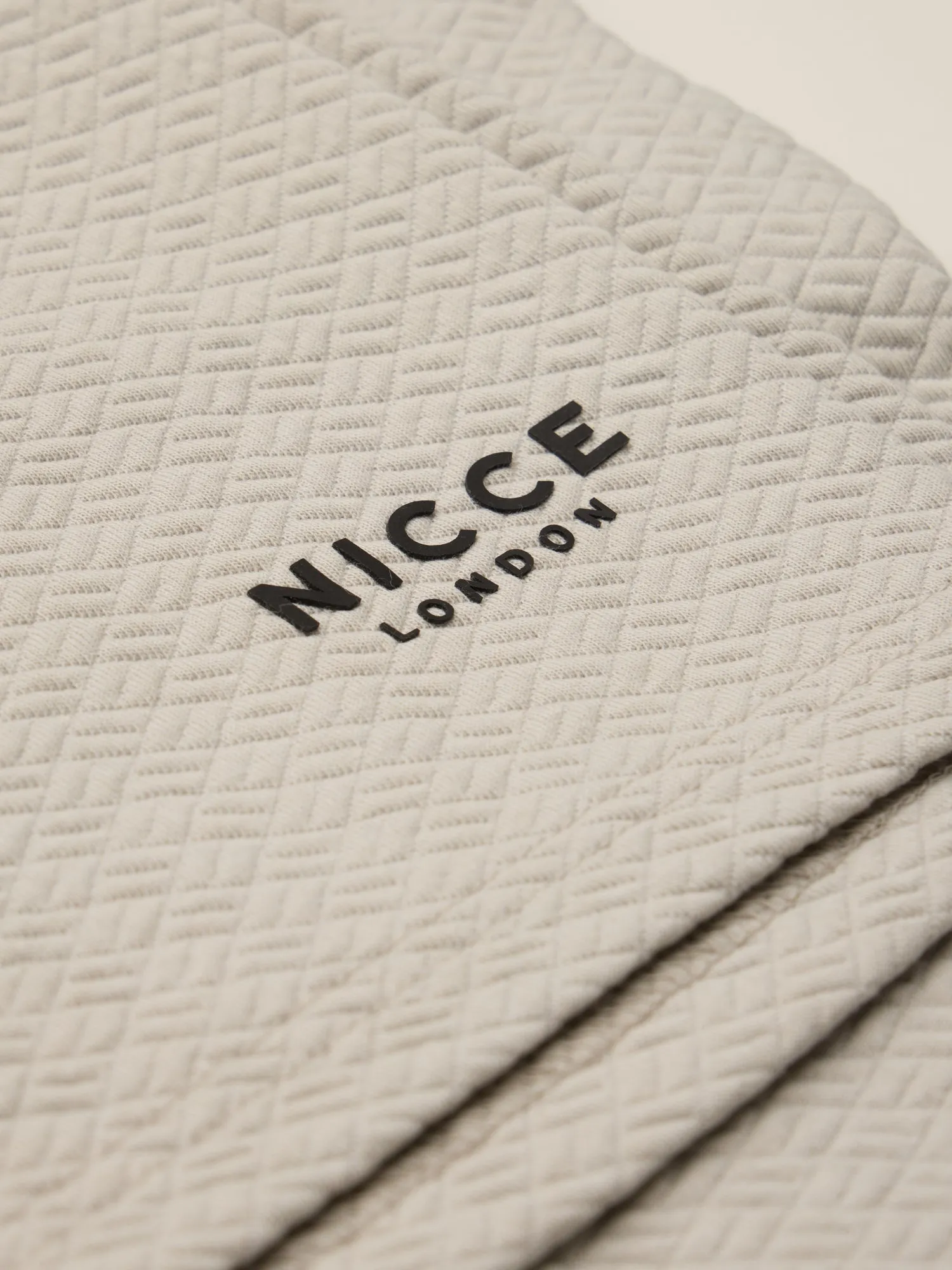 NICCE Mens Norrow T-Shirt & Short Set | Chalk Grey sold by Nicce