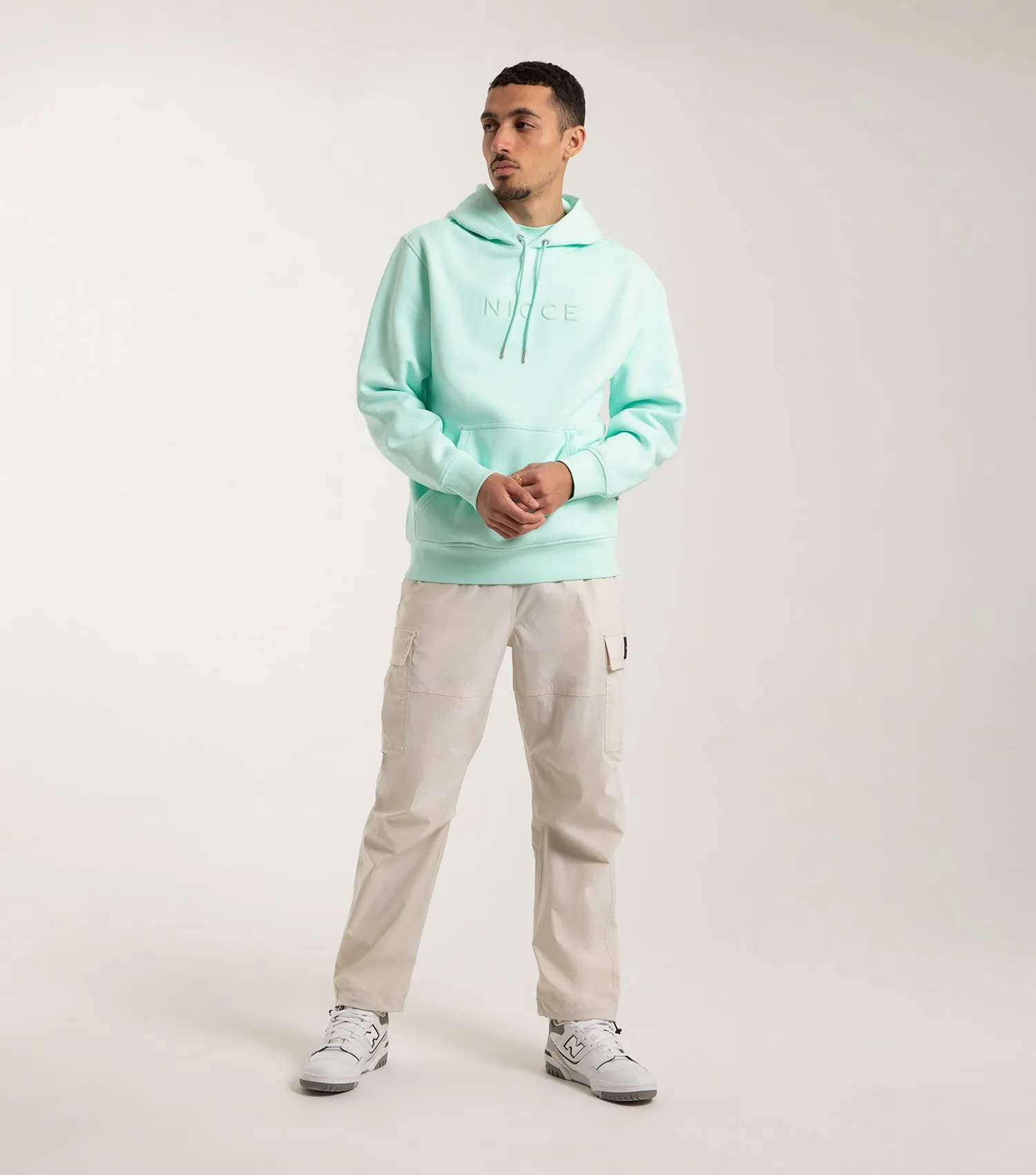 NICCE Mens Mercury Hoodie | Pale Mint sold by Nicce product image thumbnail 2