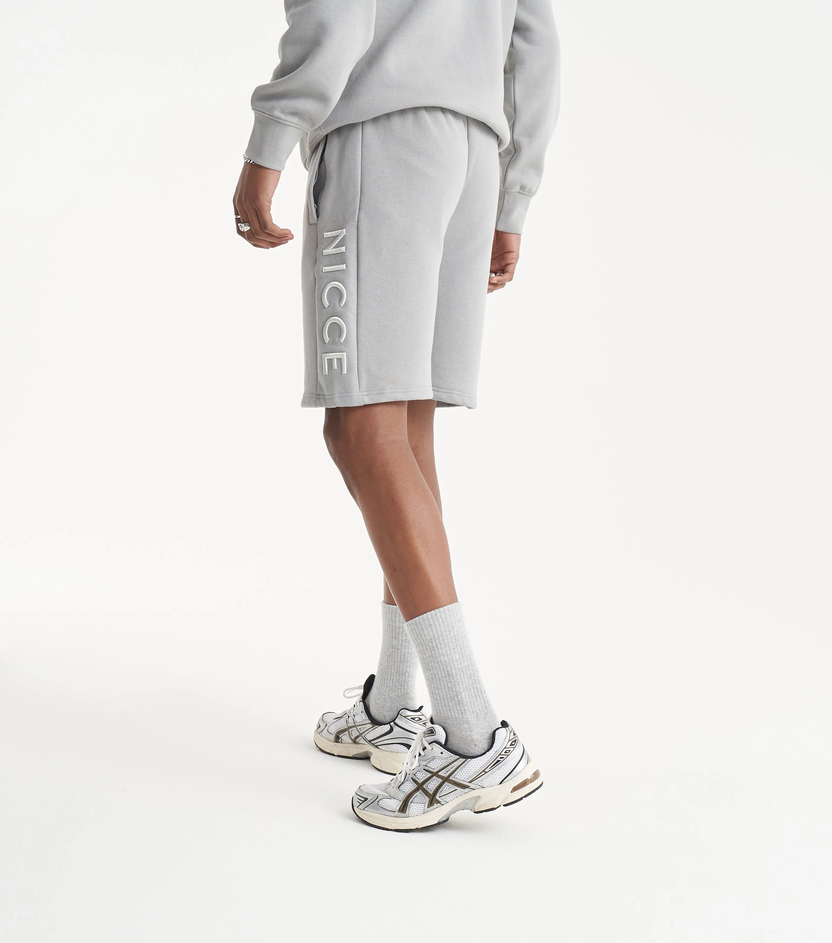 NICCE Mens Mercury Shorts | Circular Grey sold by Nicce product image thumbnail 5