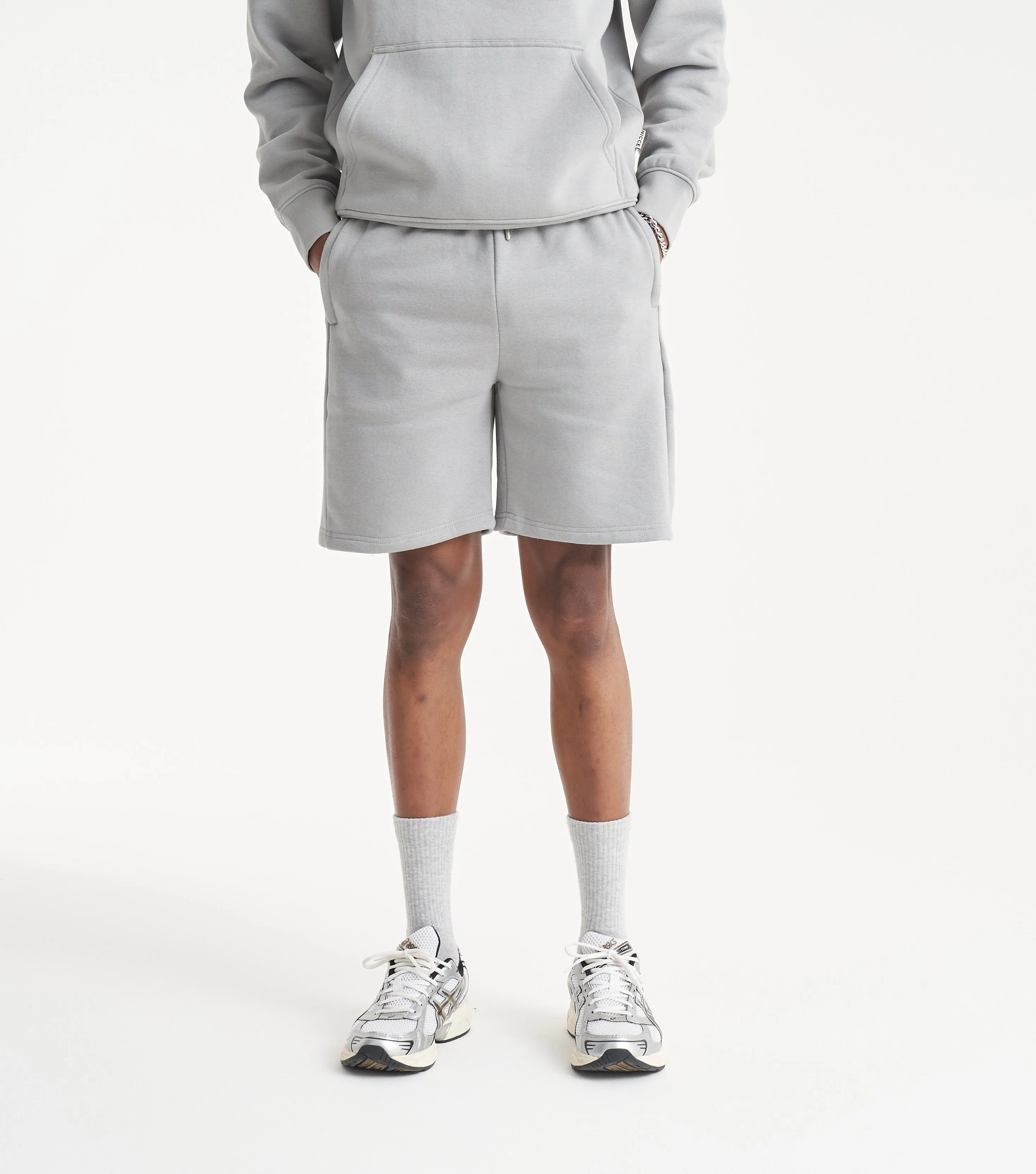 NICCE Mens Mercury Shorts | Circular Grey sold by Nicce