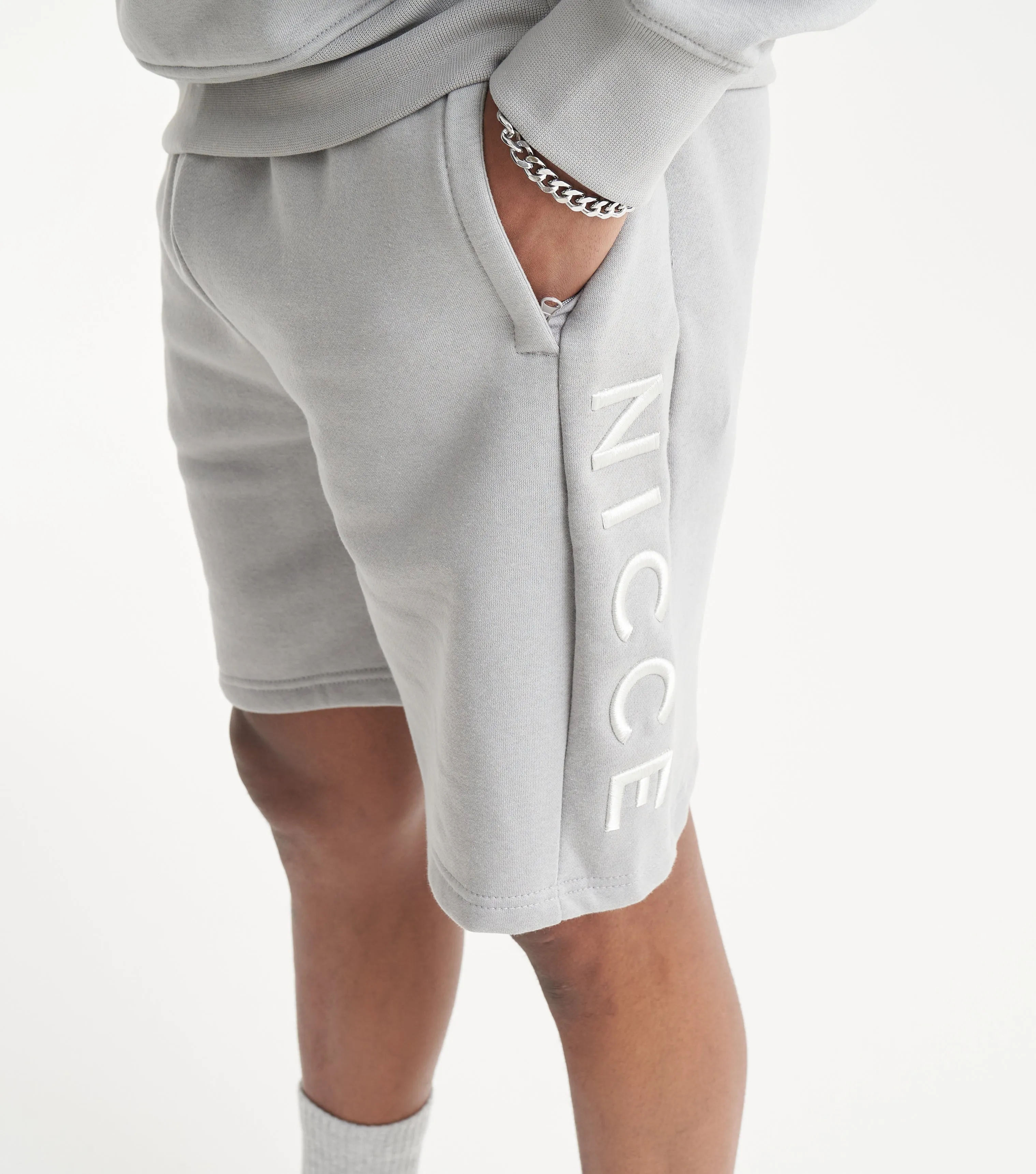 NICCE Mens Mercury Shorts | Circular Grey sold by Nicce product image thumbnail 2