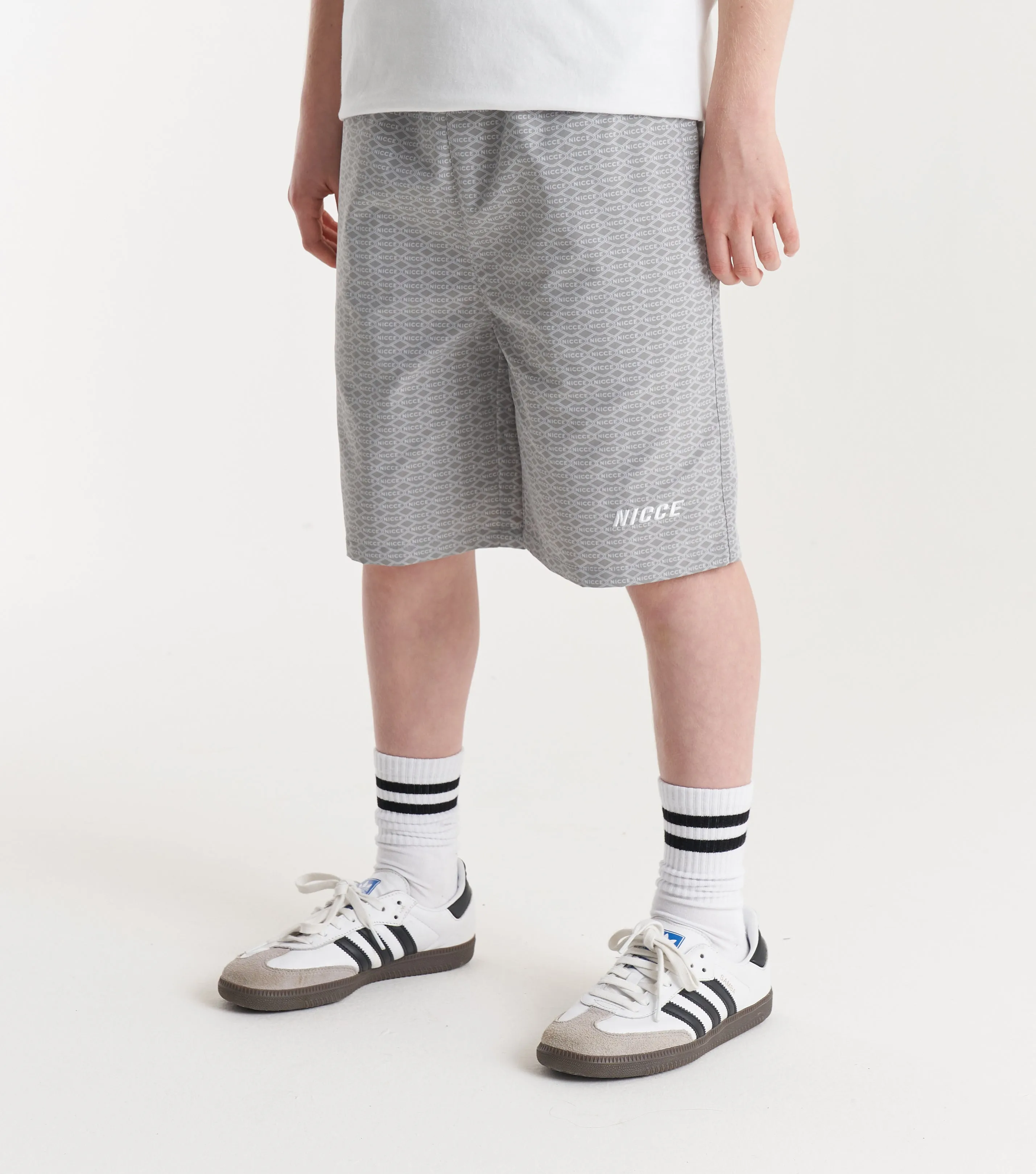 NICCE Juniors Repeater Shorts | Grey sold by Nicce product image thumbnail 2