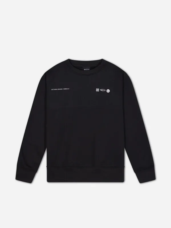 NICCE Mens Leray Crew | Black sold by Nicce