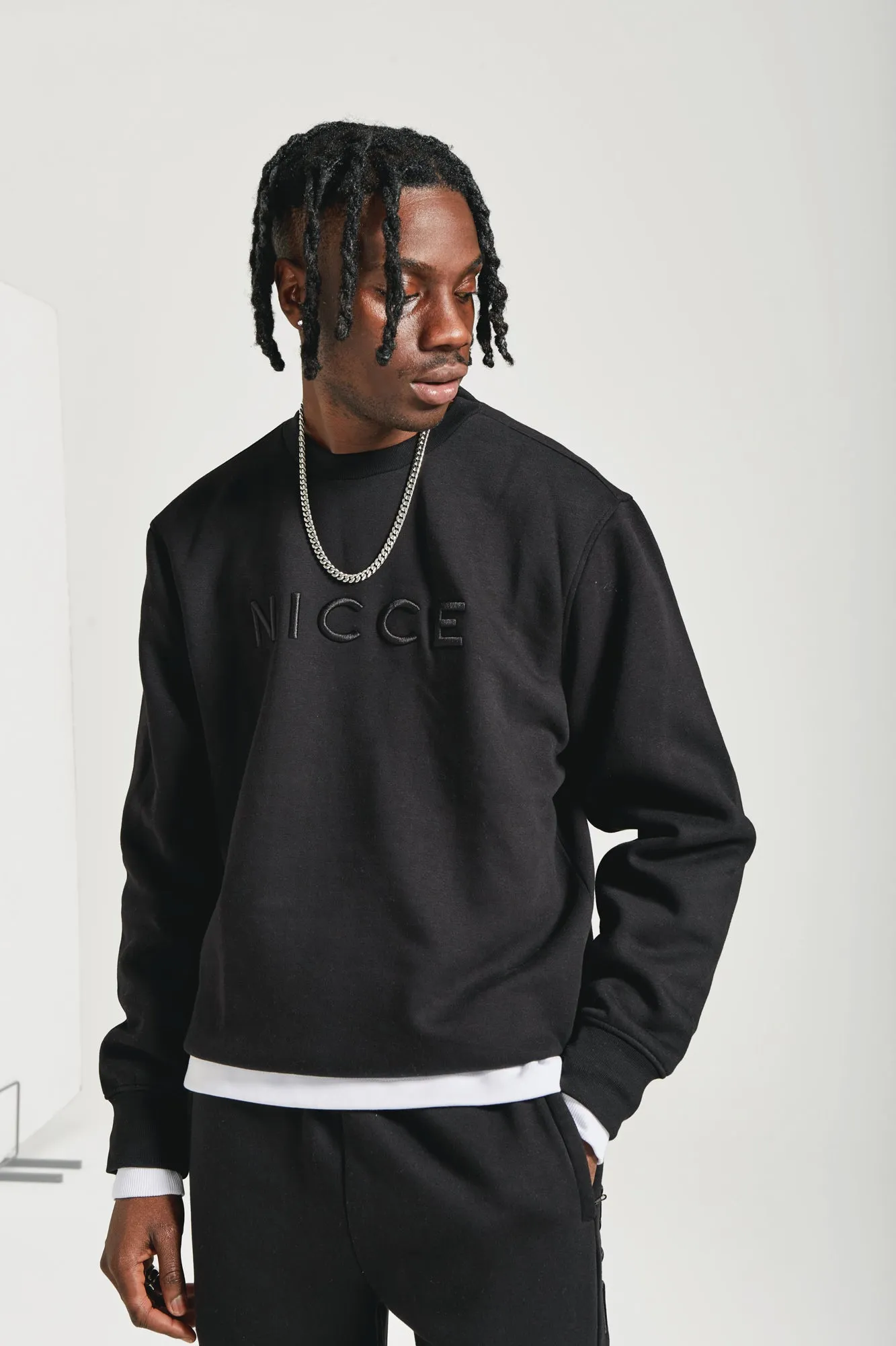 NICCE Mens Mercury Sweatshirt | Black sold by Nicce product image thumbnail 2