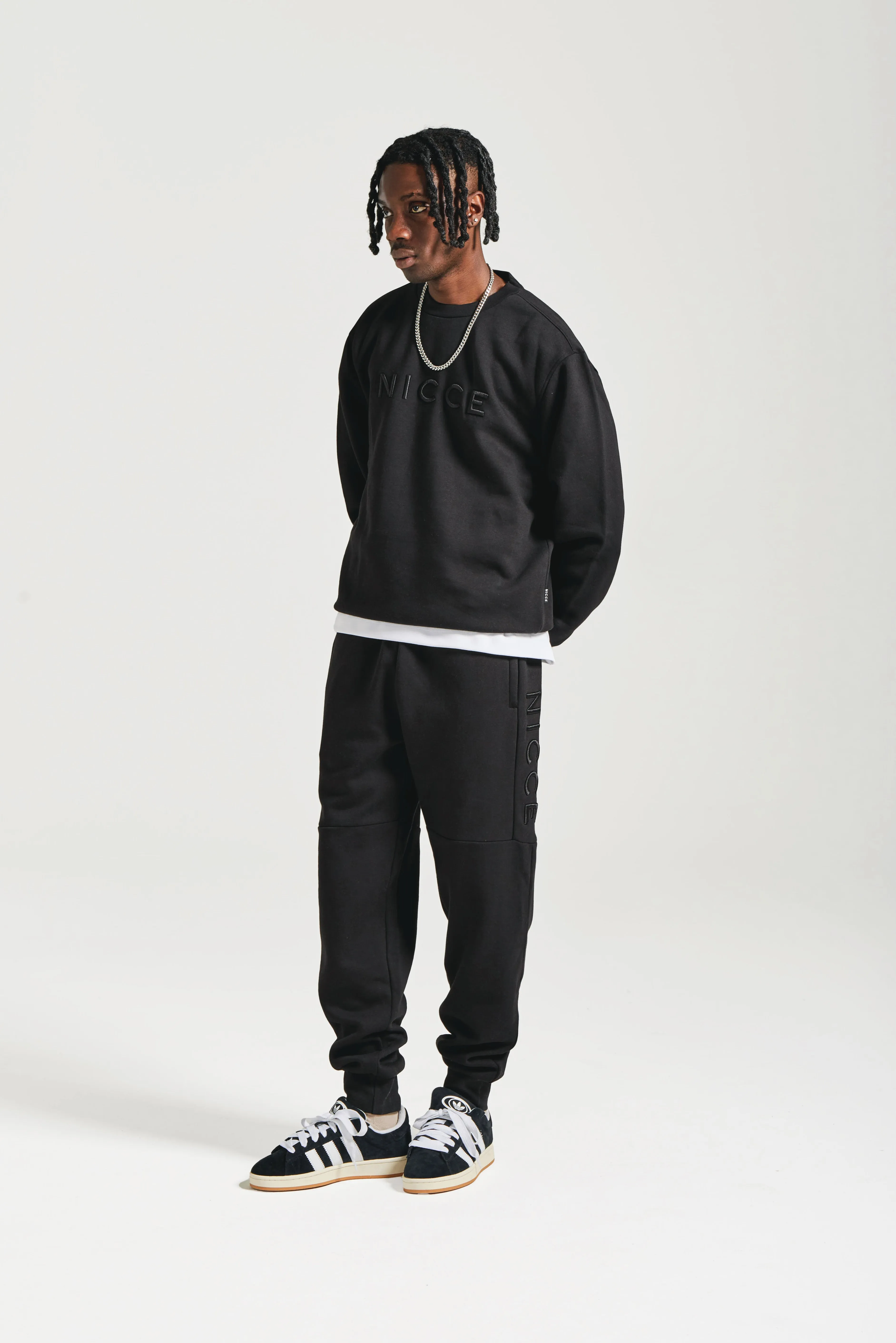 NICCE Mens Mercury Sweatshirt | Black sold by Nicce