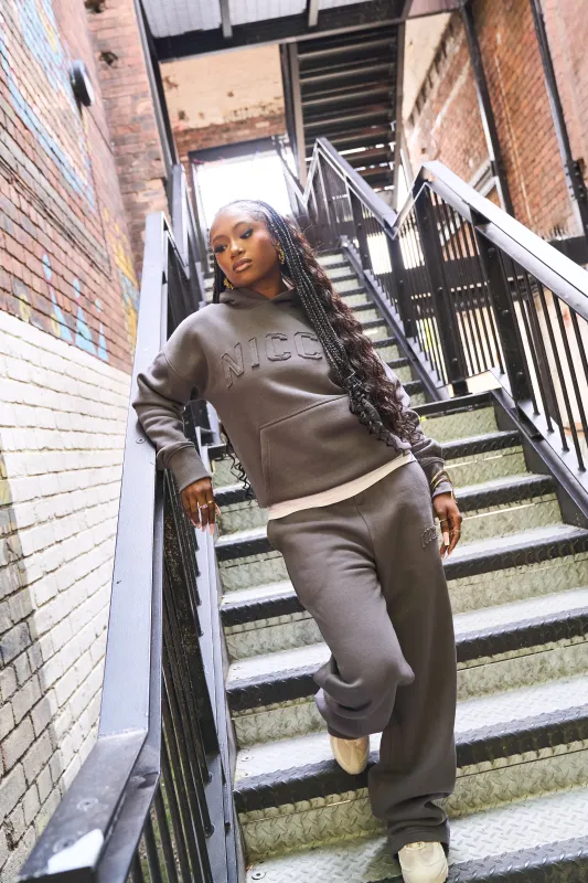 NICCE Womens Lunara Joggers | Asphalt sold by Nicce