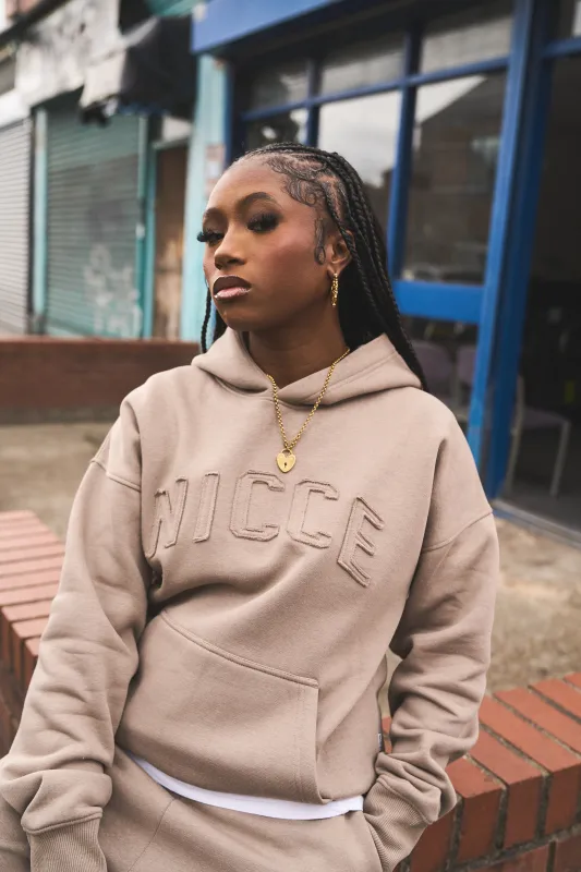 NICCE Womens Lunara Hoodie | Taupe Zeal sold by Nicce