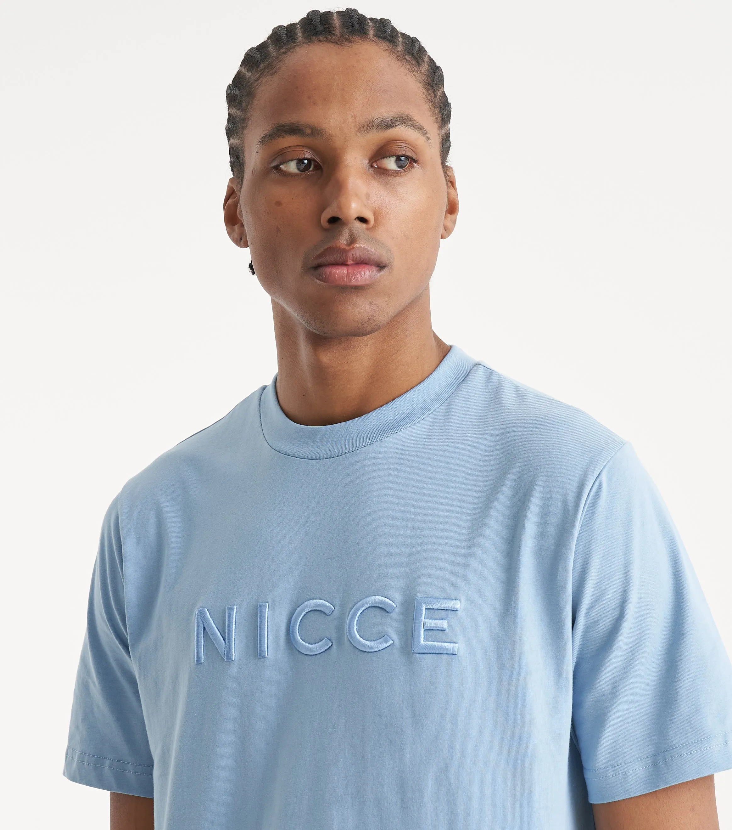 NICCE Mens Mercury T-Shirt | Light Blue sold by Nicce product image thumbnail 2