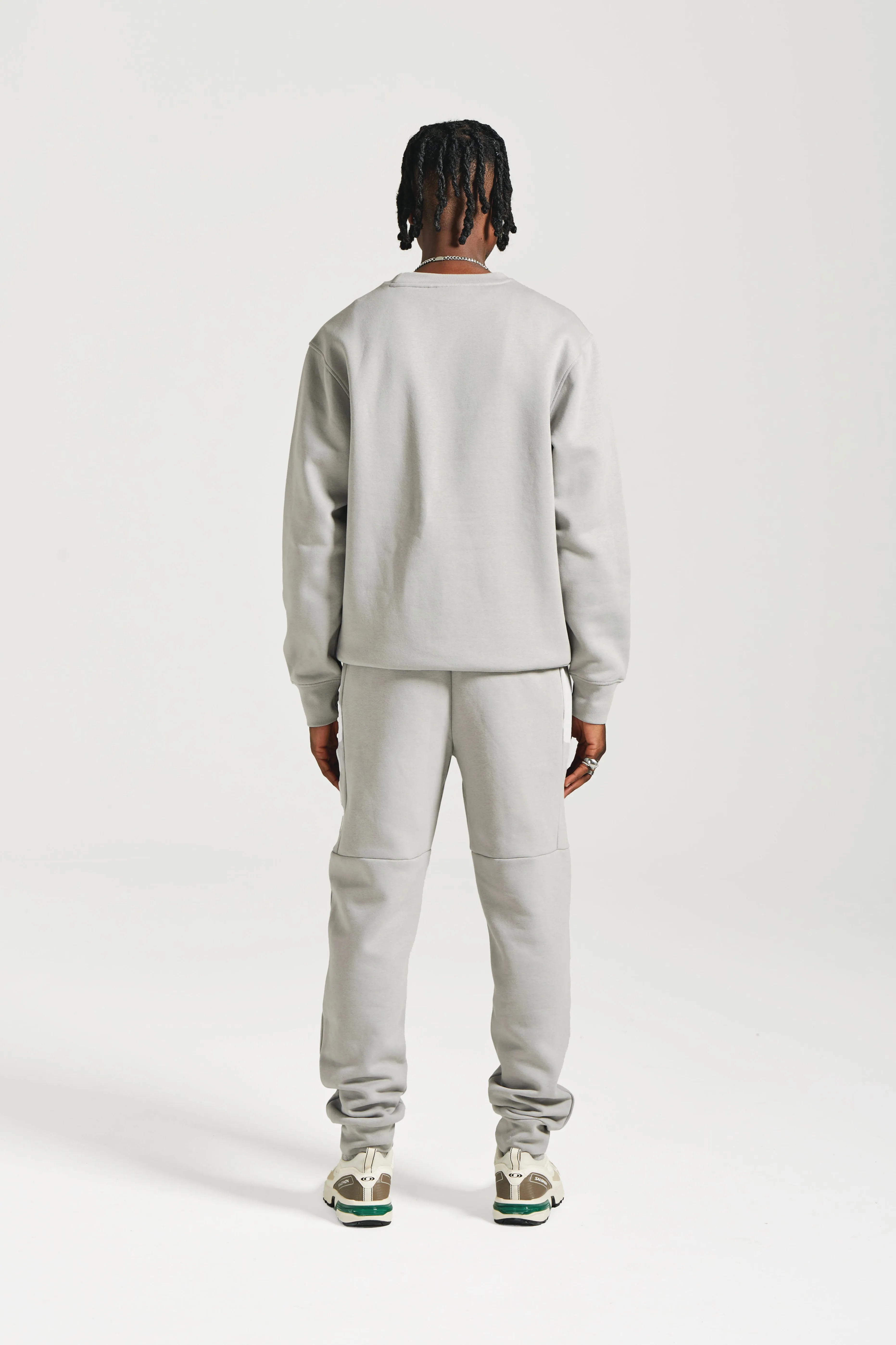 NICCE Mens Mercury Sweat & Jogger Tracksuit Set | Circular Grey sold by Nicce product image thumbnail 3