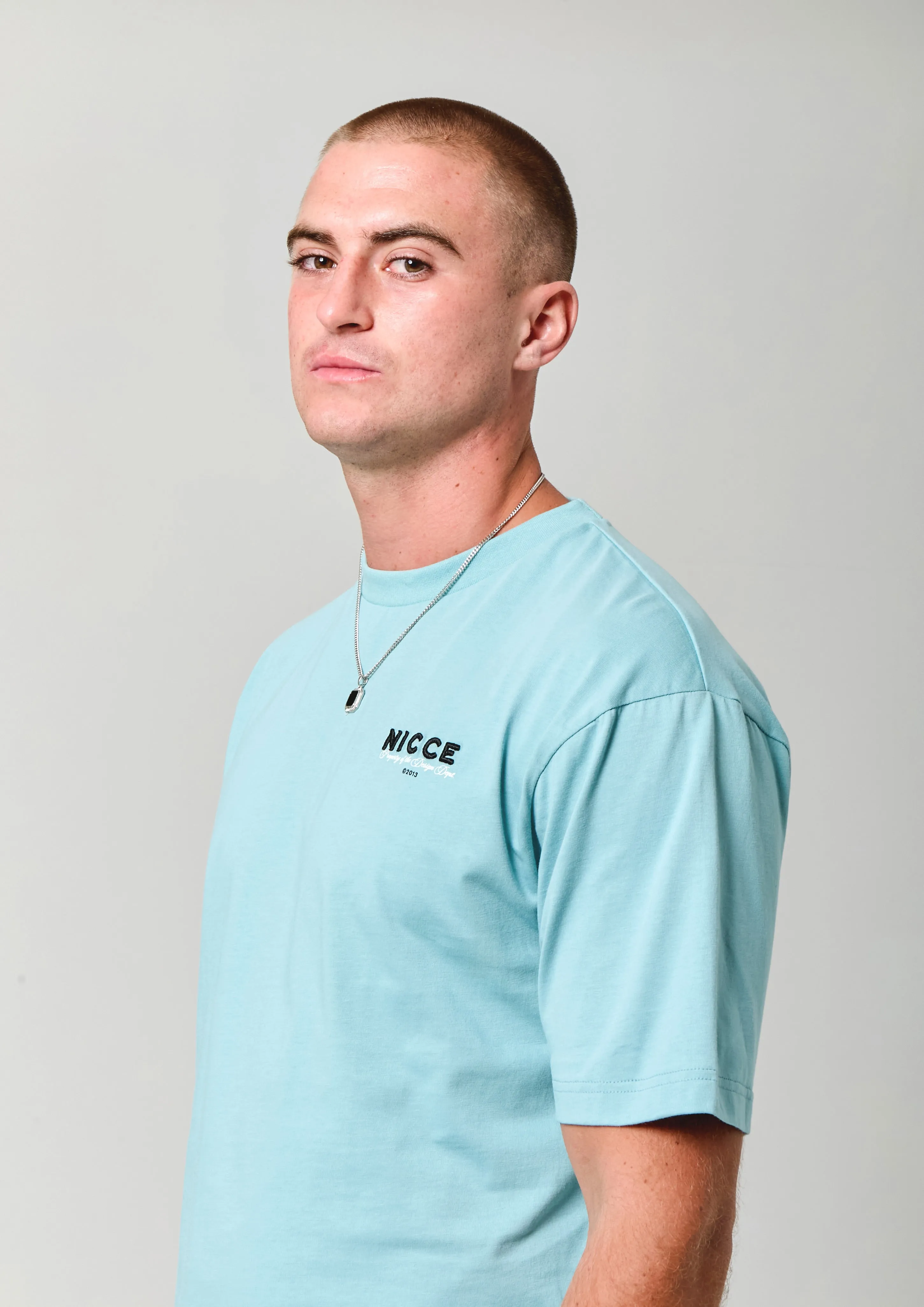 NICCE Mens Meridian T-Shirt | Blue sold by Nicce product image thumbnail 4