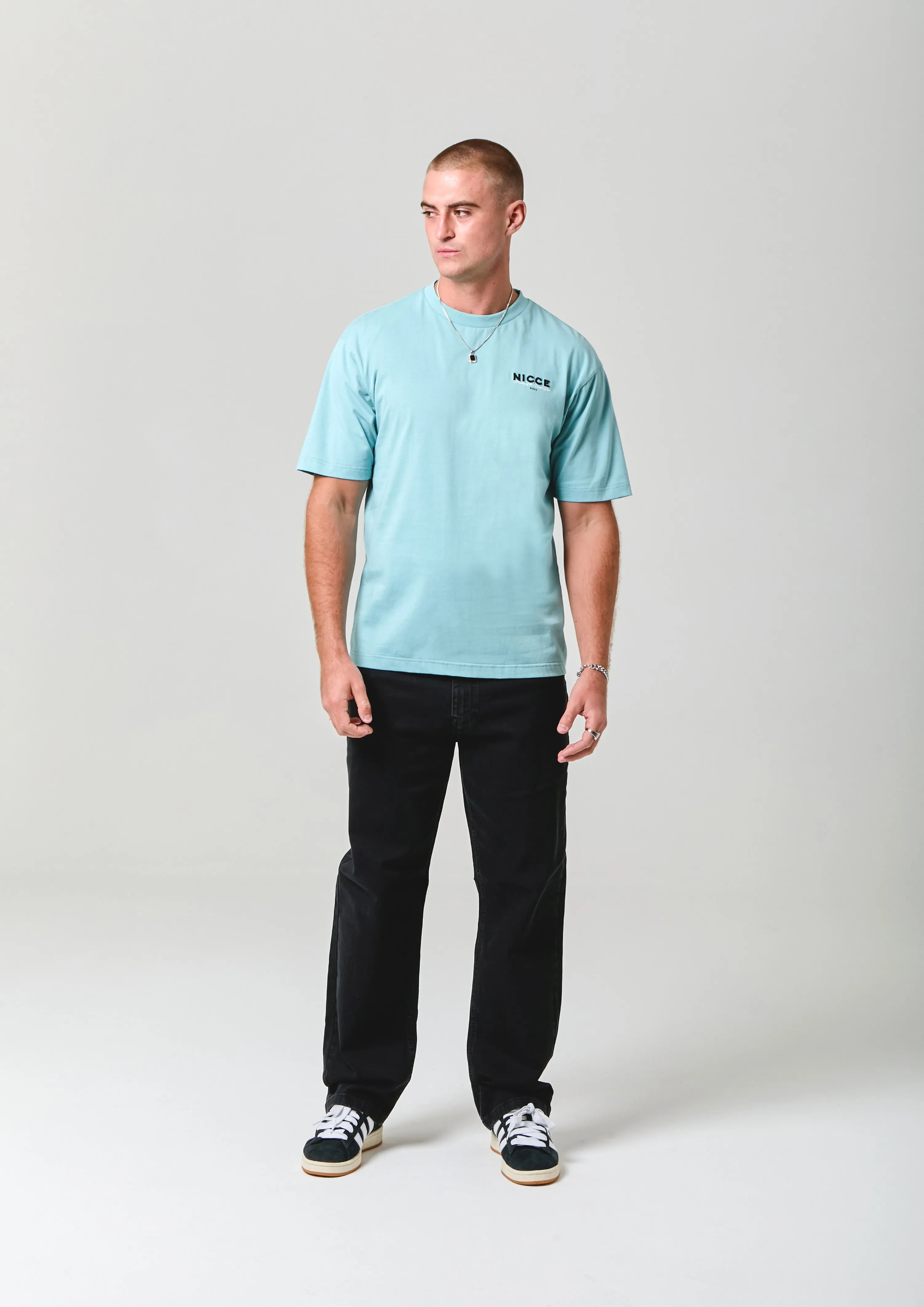 NICCE Mens Meridian T-Shirt | Blue sold by Nicce