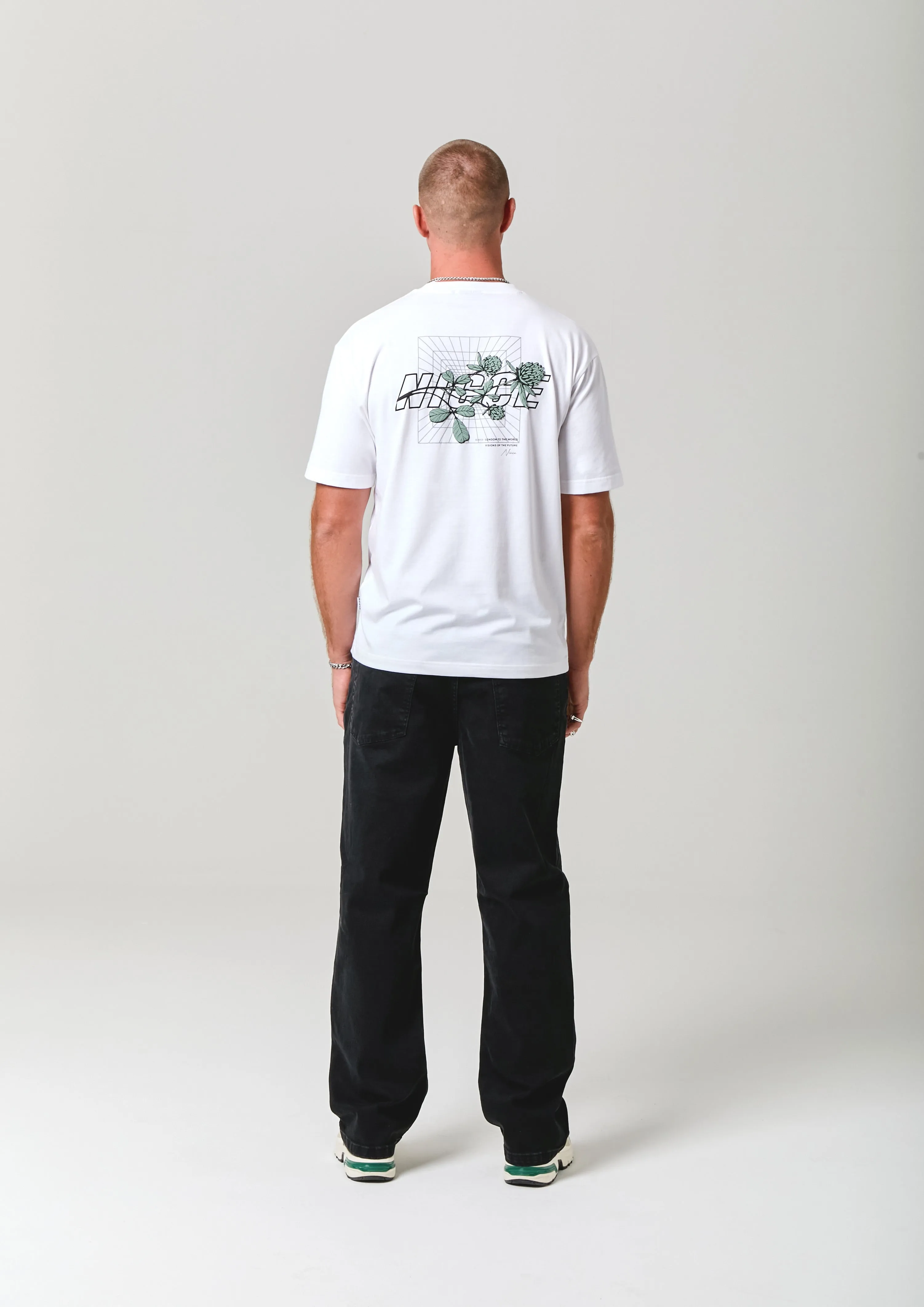 NICCE Mens Essence T-Shirt | White sold by Nicce product image thumbnail 4