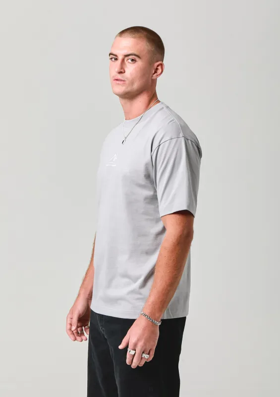 NICCE Mens Exalt T-Shirt | Circular Grey sold by Nicce