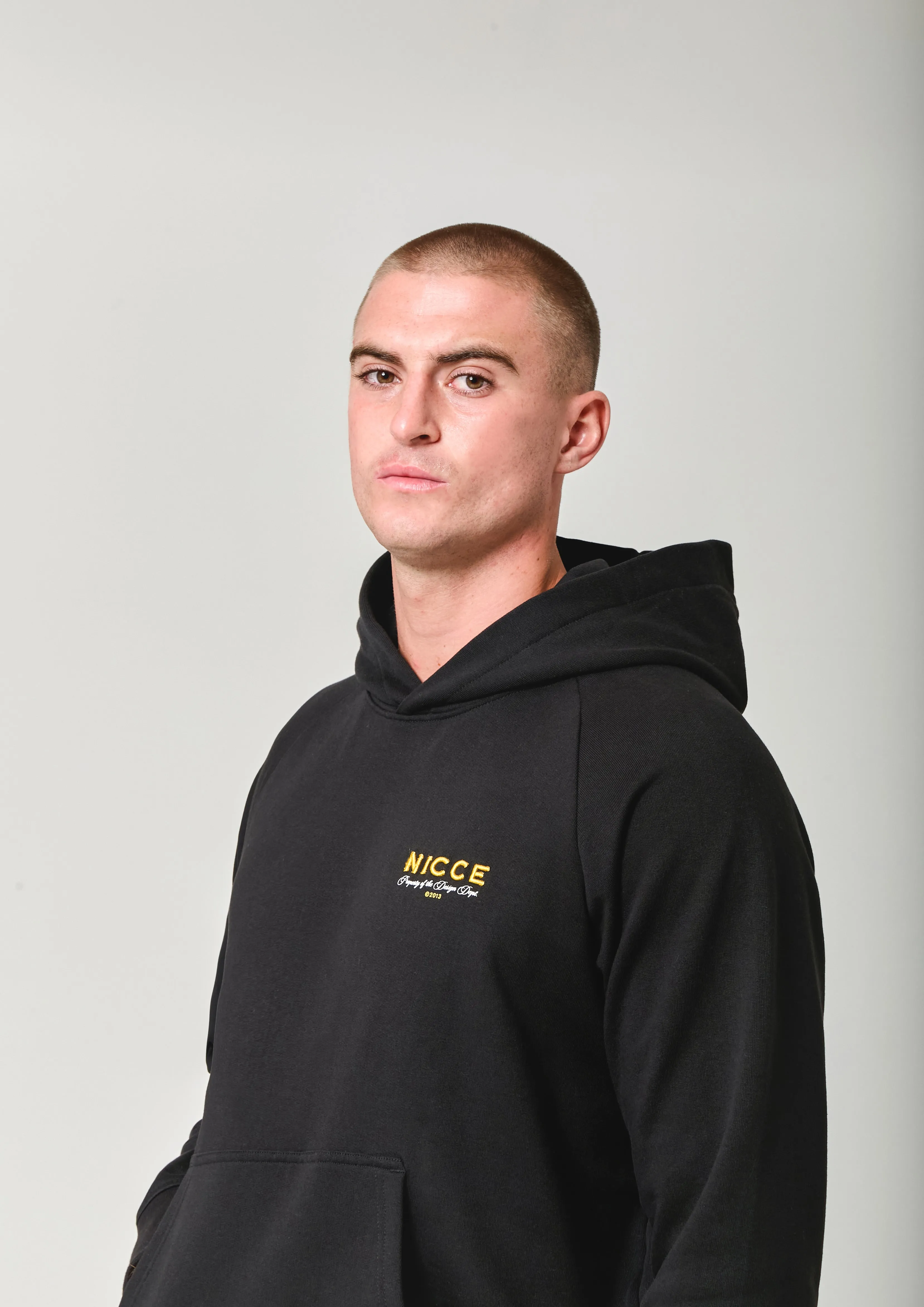 NICCE Mens Meridian Hoodie | Black sold by Nicce product image thumbnail 5