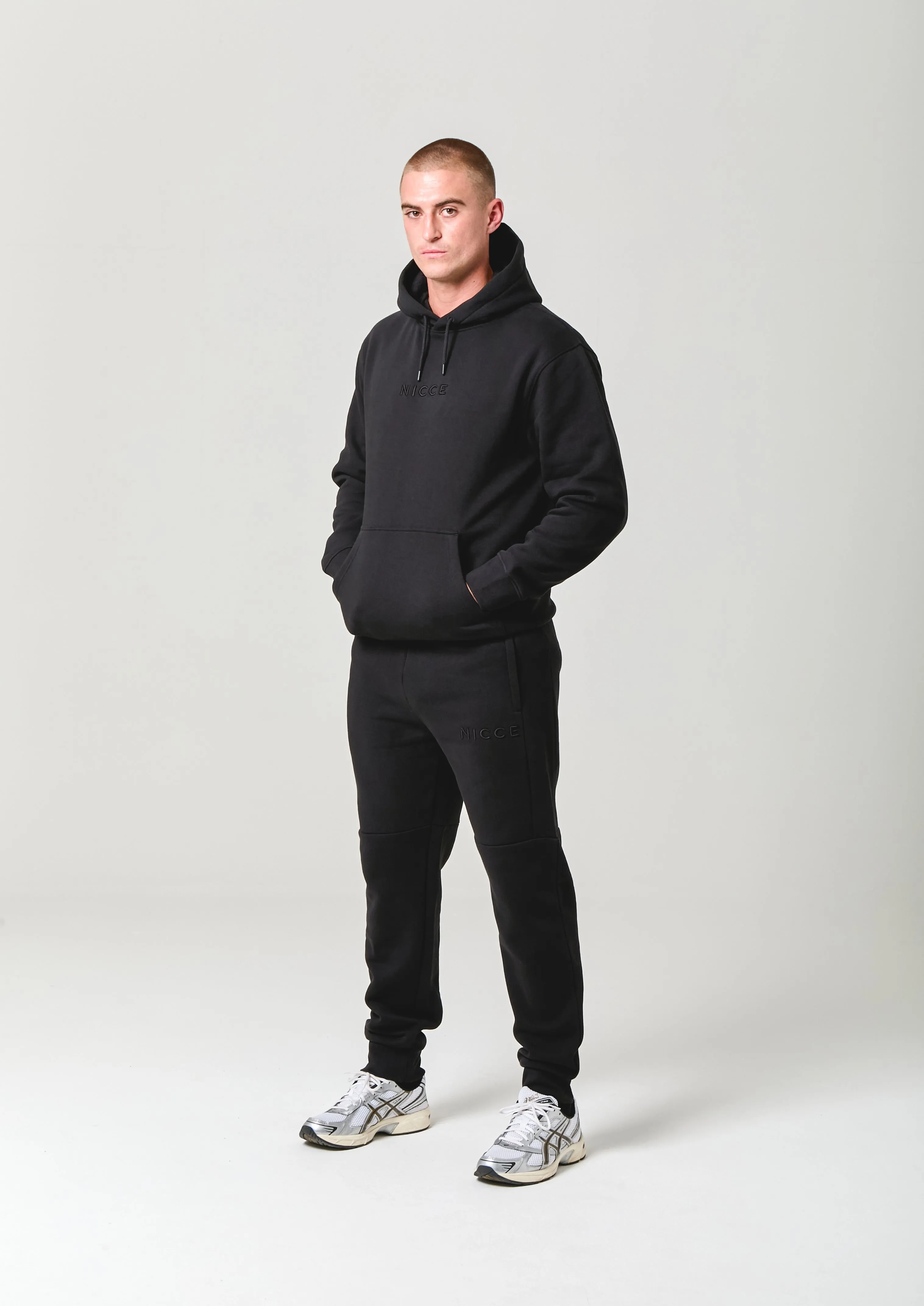 NICCE Mens Mini Mercury Hoodie & Jogger Tracksuit Set | Black sold by Nicce