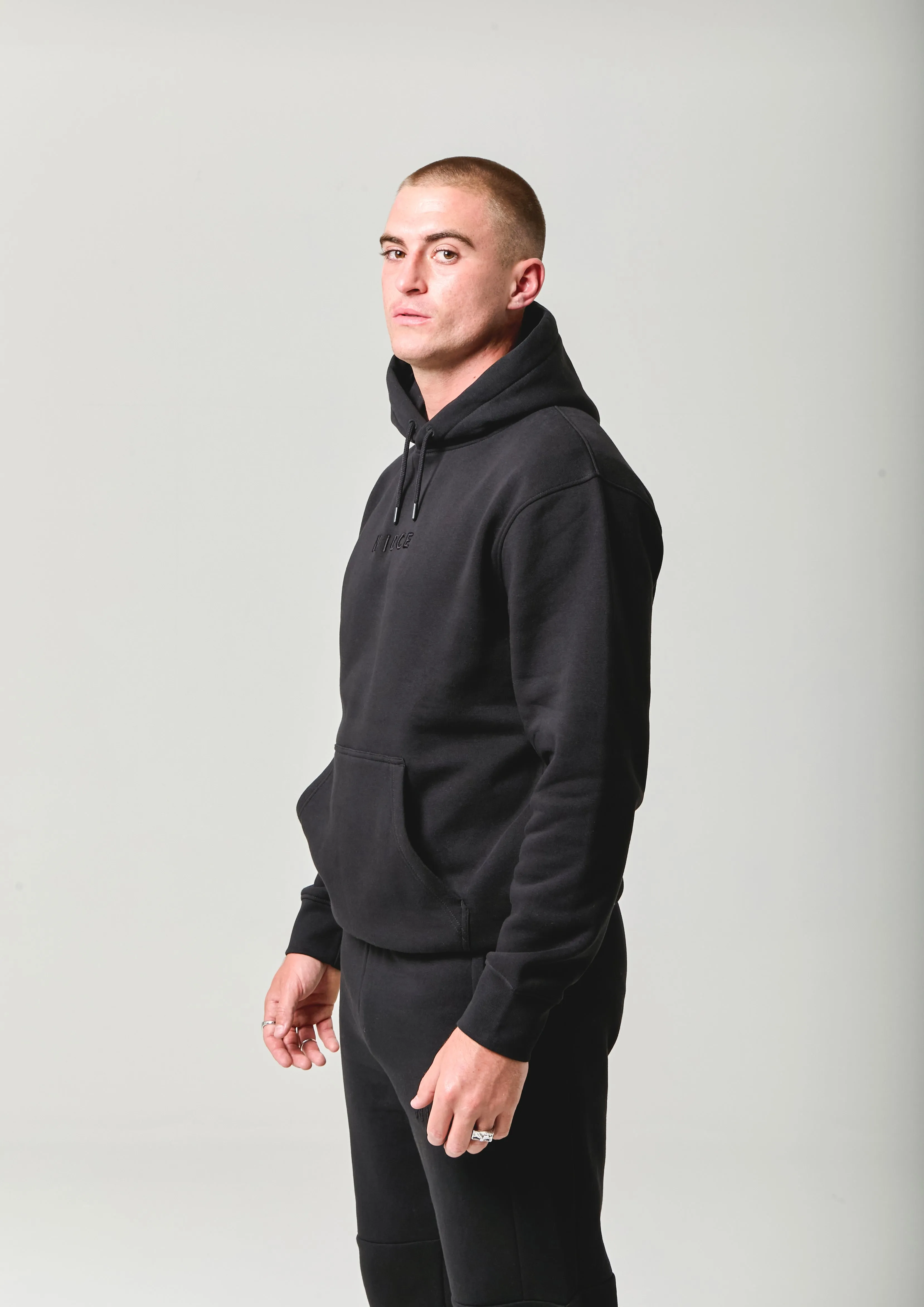NICCE Mens Mini Mercury Hoodie & Jogger Tracksuit Set | Black sold by Nicce product image thumbnail 4