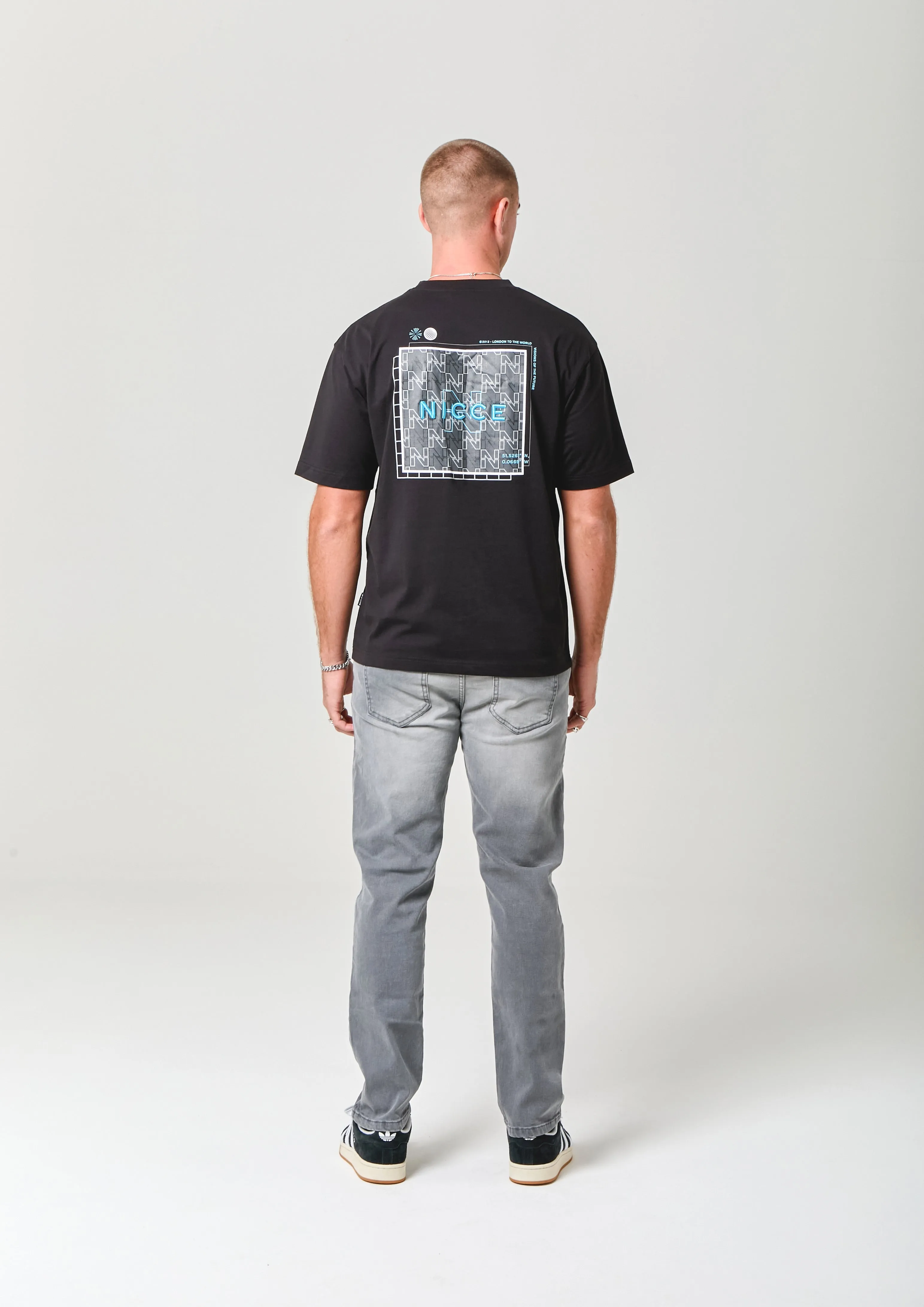 NICCE Mens Vertex T-Shirt | Black sold by Nicce product image thumbnail 4