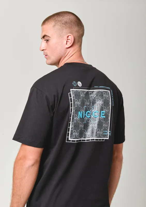 NICCE Mens Vertex T-Shirt | Black sold by Nicce
