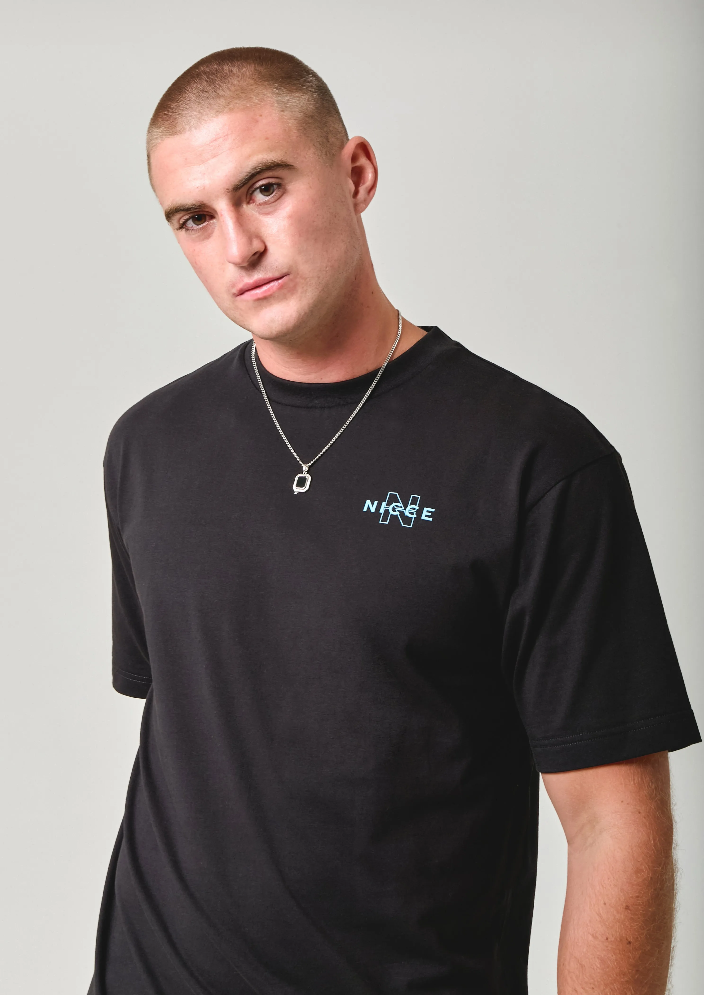 NICCE Mens Vertex T-Shirt | Black sold by Nicce product image thumbnail 5