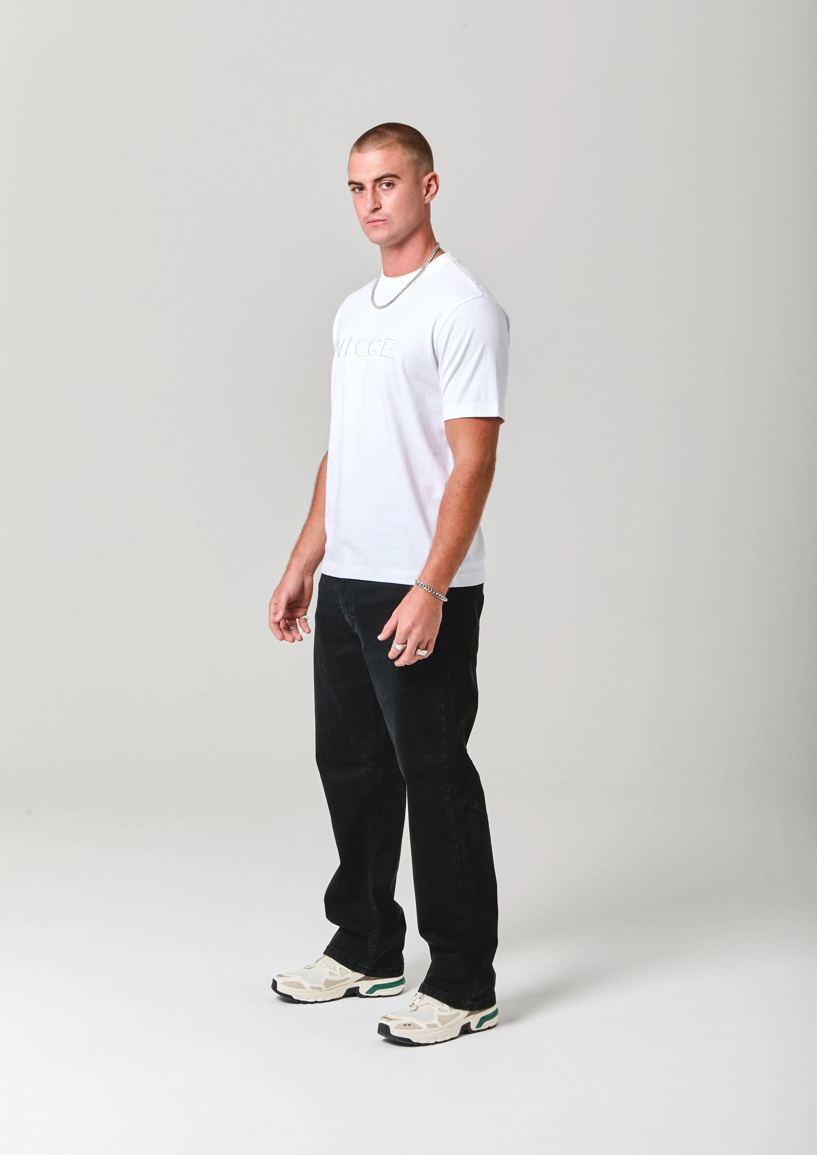 NICCE Mens Mercury T-Shirt | White sold by Nicce