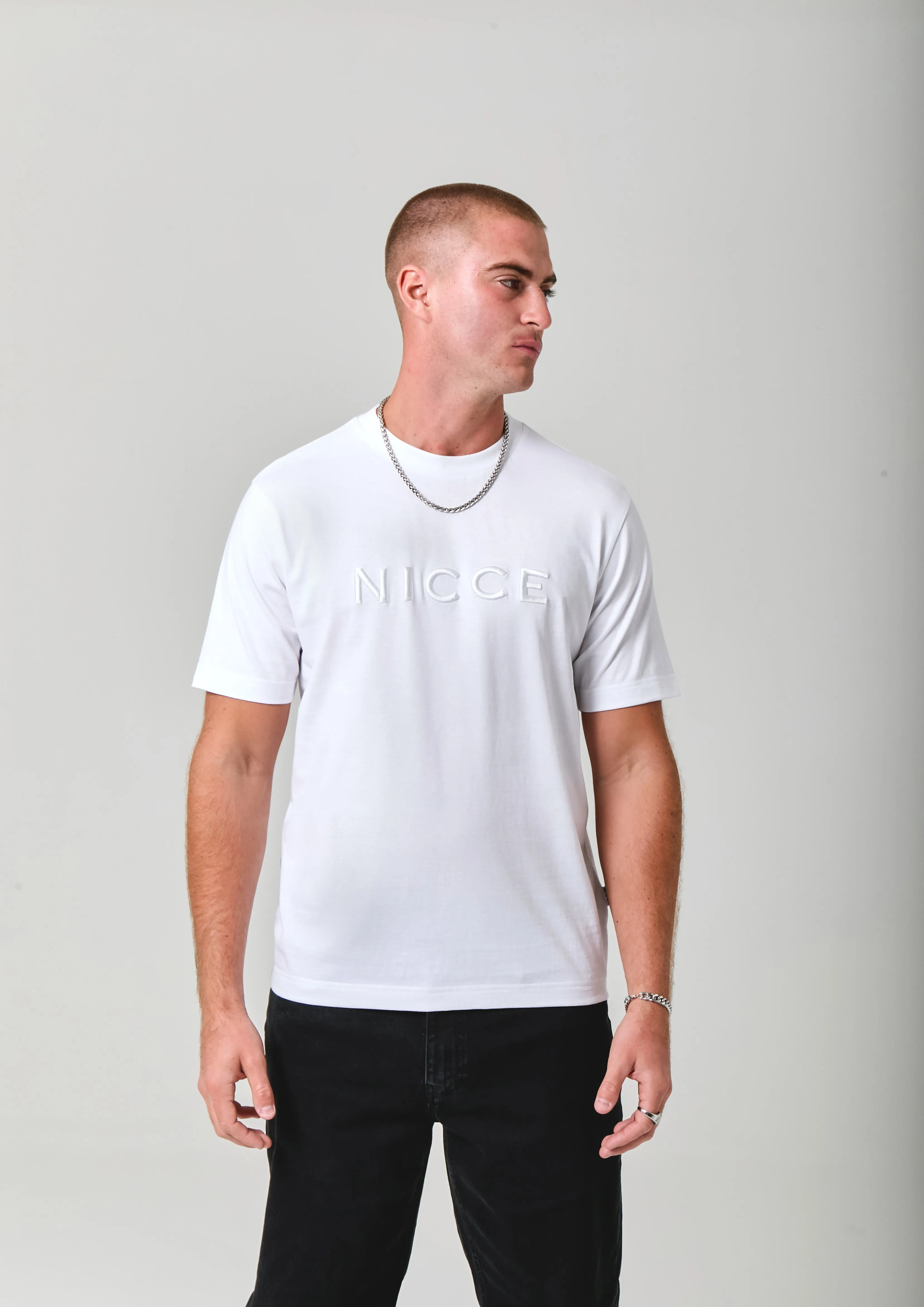 NICCE Mens Mercury T-Shirt | White sold by Nicce product image thumbnail 2