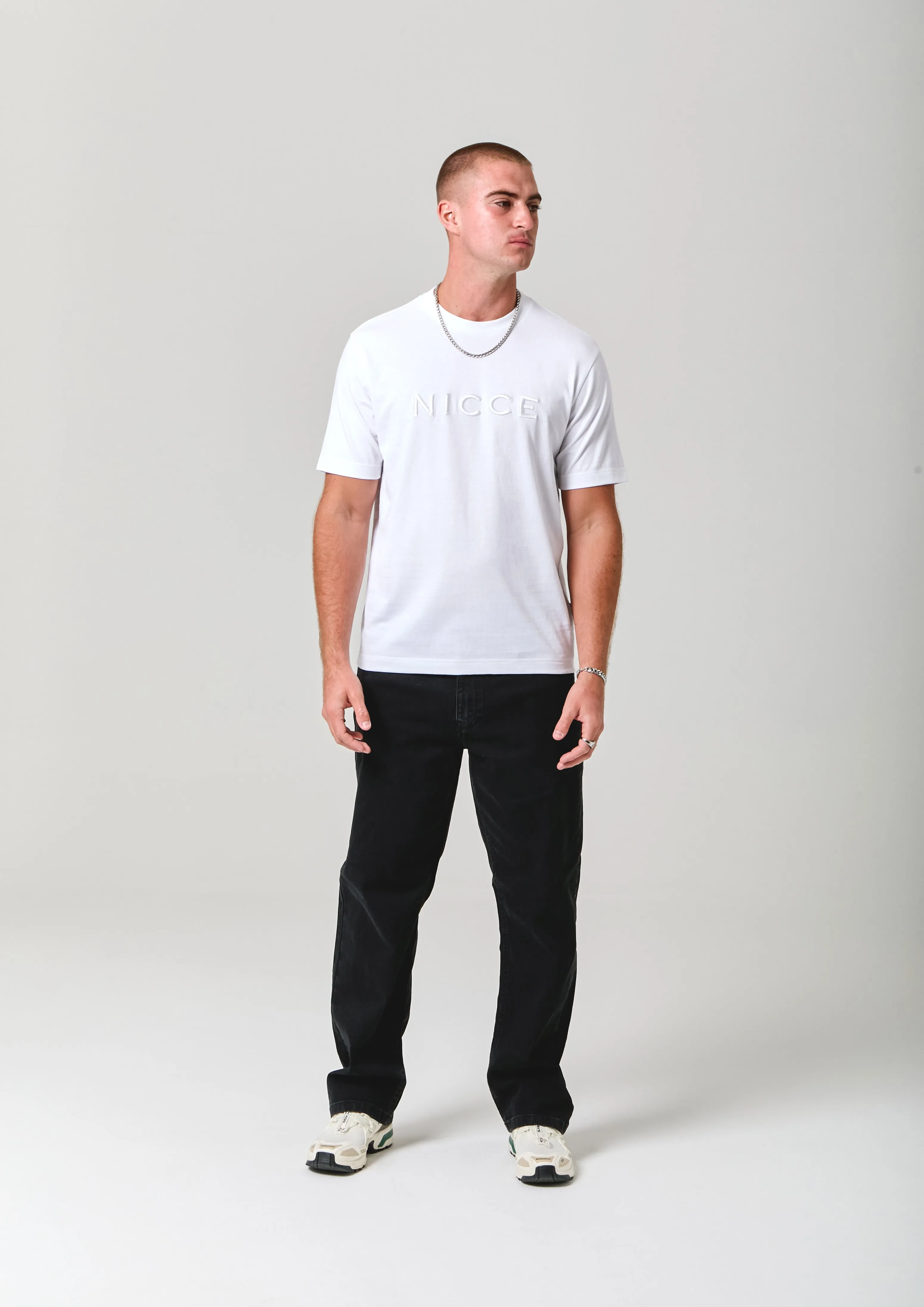 NICCE Mens Mercury T-Shirt | White sold by Nicce product image thumbnail 4