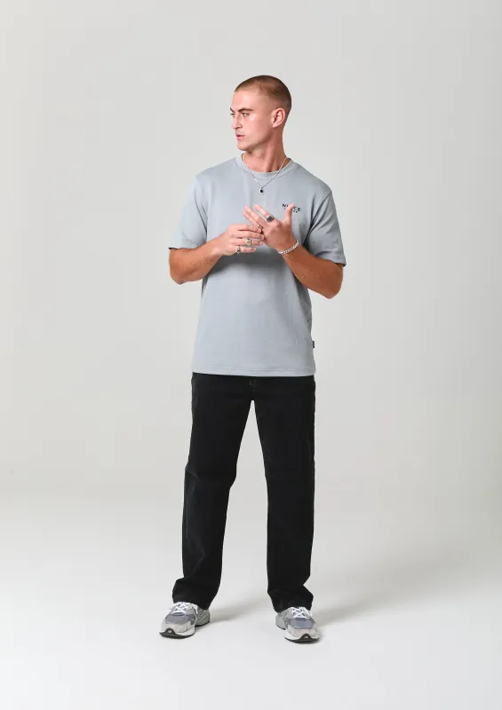 NICCE Mens Peacey T-Shirt | Circular Grey sold by Nicce