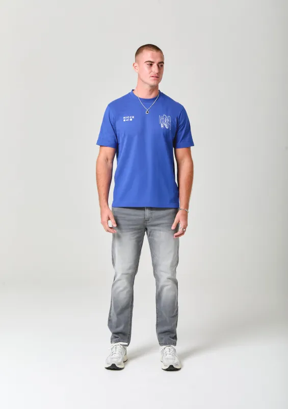 NICCE Mens Coclow T-Shirt | Royal Blue sold by Nicce