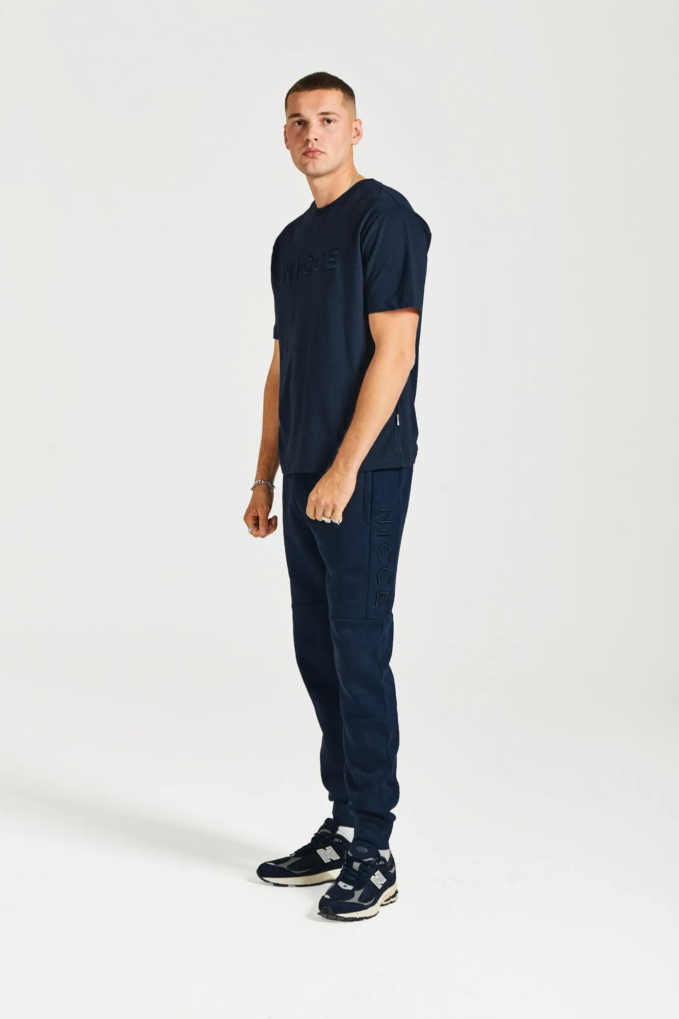 NICCE Mens Mercury T-Shirt | Navy sold by Nicce product image thumbnail 3