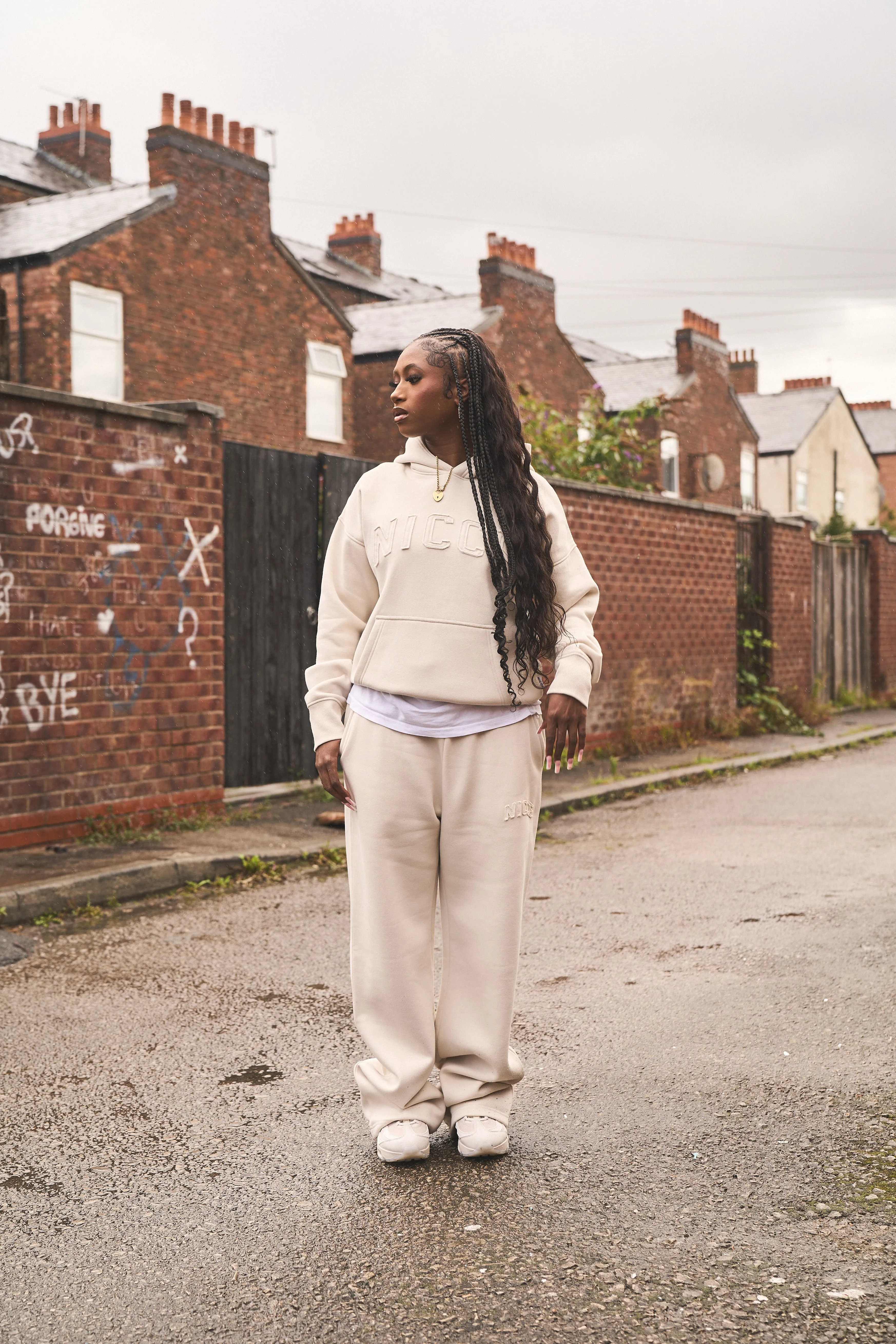 NICCE Womens Lunara Hoodie & Joggers Set | Sandshell sold by Nicce product image thumbnail 2