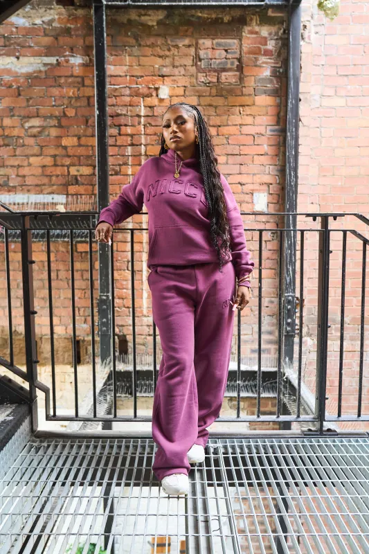 NICCE Womens Lunara Hoodie & Joggers Set | Purple sold by Nicce