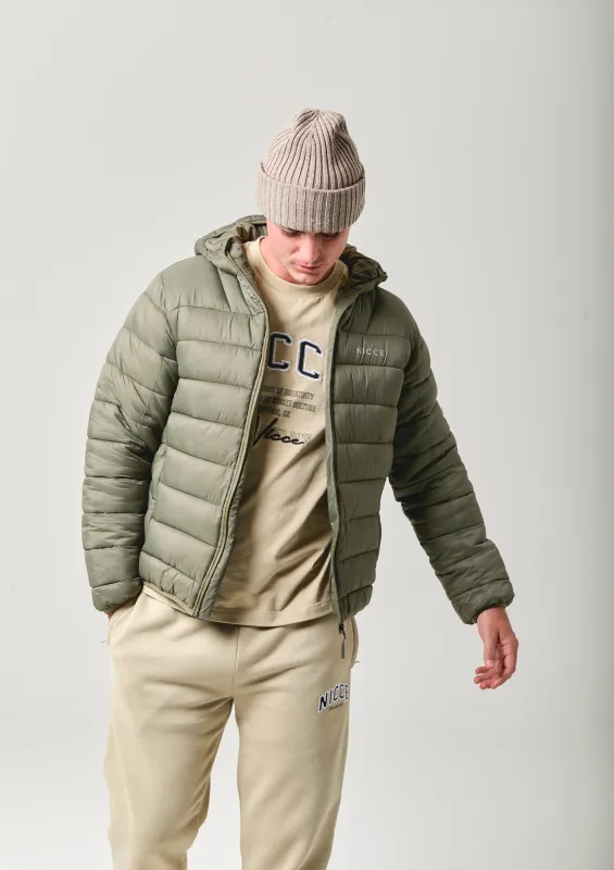 NICCE Mens Lionel Jacket | Khaki sold by Nicce
