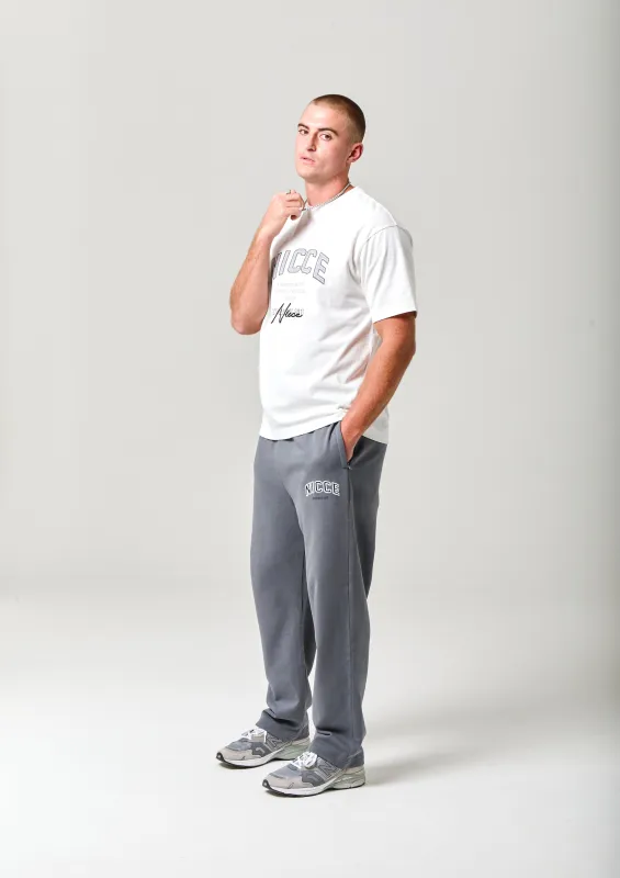 NICCE Mens Elevate Open Hem Joggers | Graphite sold by Nicce